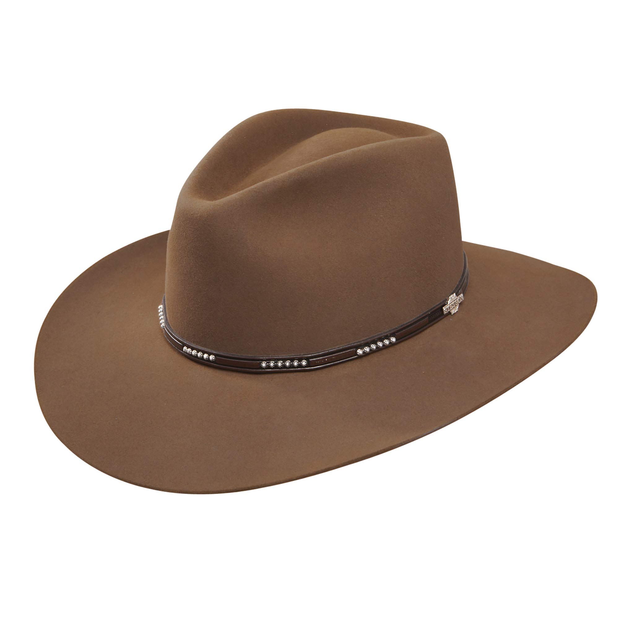 Stetson Llano Wool Western Hat for Men - Classic Cowboy Hat with Wide Brim for Sun Protection - Perfect for Rodeo, Ranch Work, and Outdoor Adventures