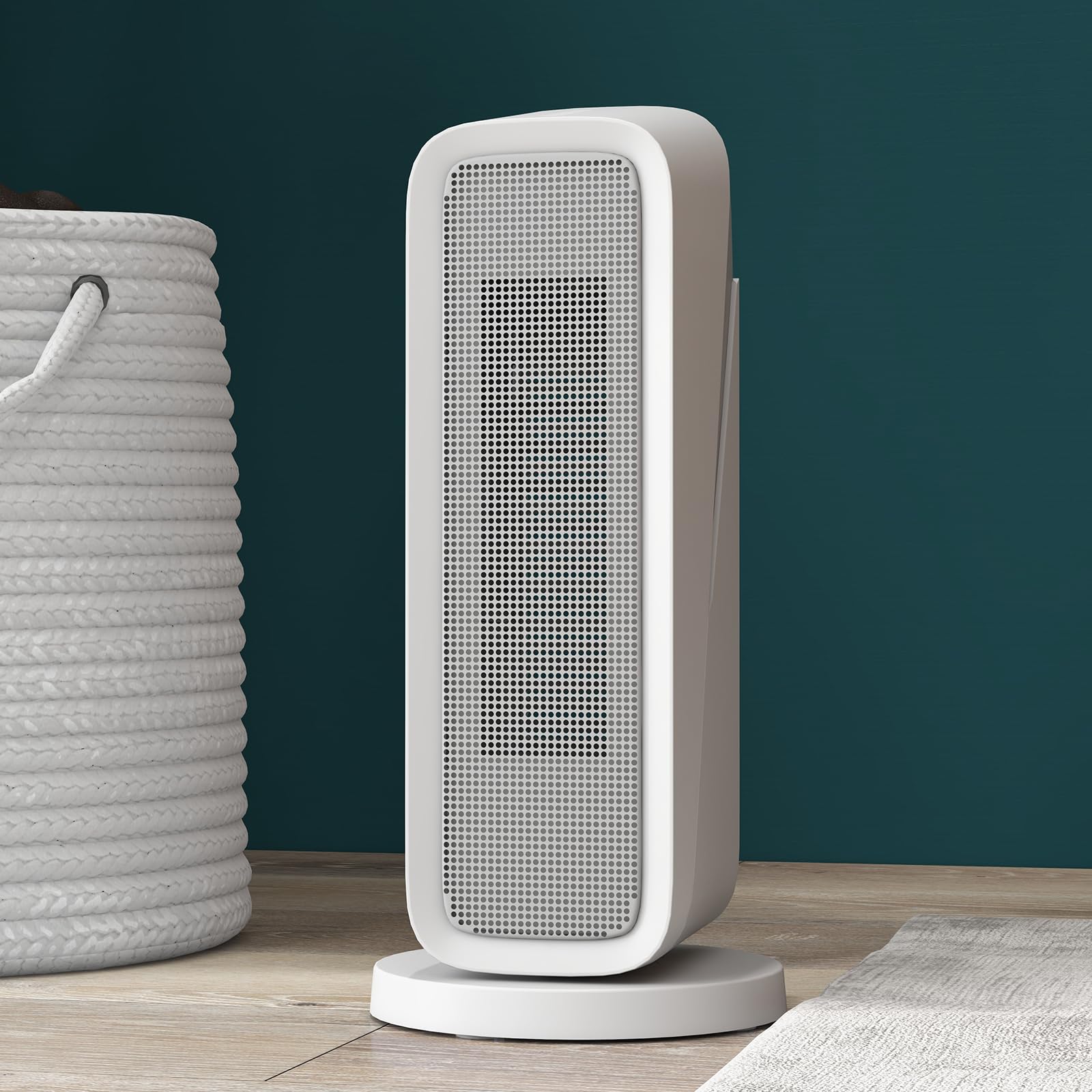 GARVEE 1500W 16 Inch WiFi Ceramic Space Heater with 80° Oscillation - Portable Electric Heater for Home, Office & Bedroom - Smart Remote Control & Energy Saving