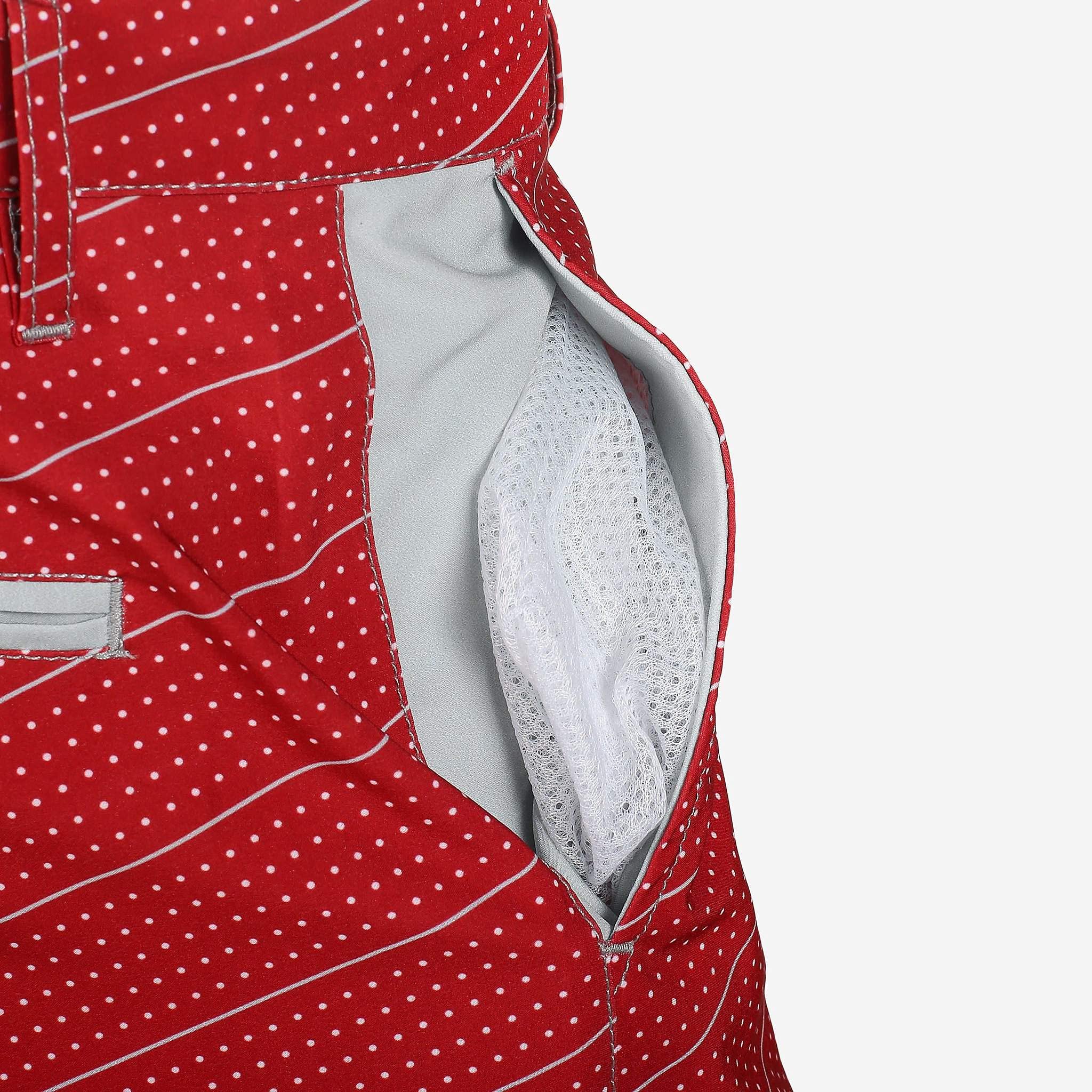 FOCO Dots Walking Shorts for Men - Comfortable Casual Athletic Shorts with Pockets - Perfect for Running, Gym, and Outdoor Activities