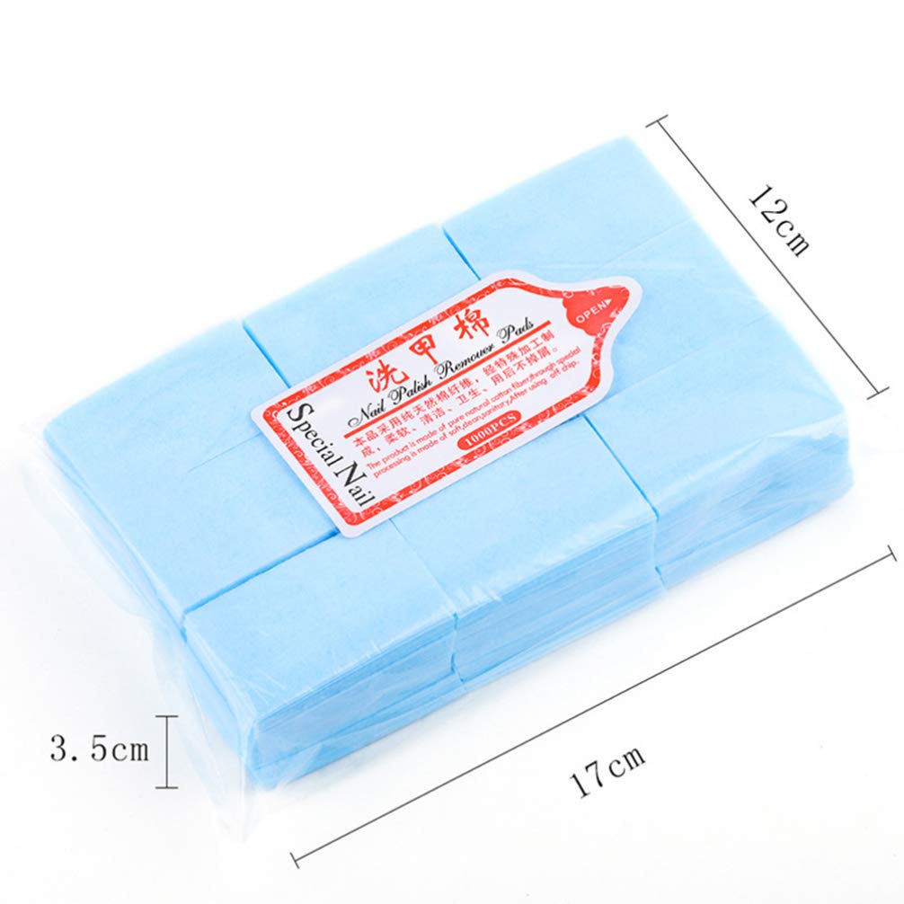 Beaupretty 600pcs Organic Cotton Facial Pads - Soft Makeup Remover Pads, Nail Polish Remover Wipes, Cosmetic Cotton Squares for Gentle Skin Care & Nail Prep | Ideal for Daily Makeup Removal, Manicures & Skincare Routine