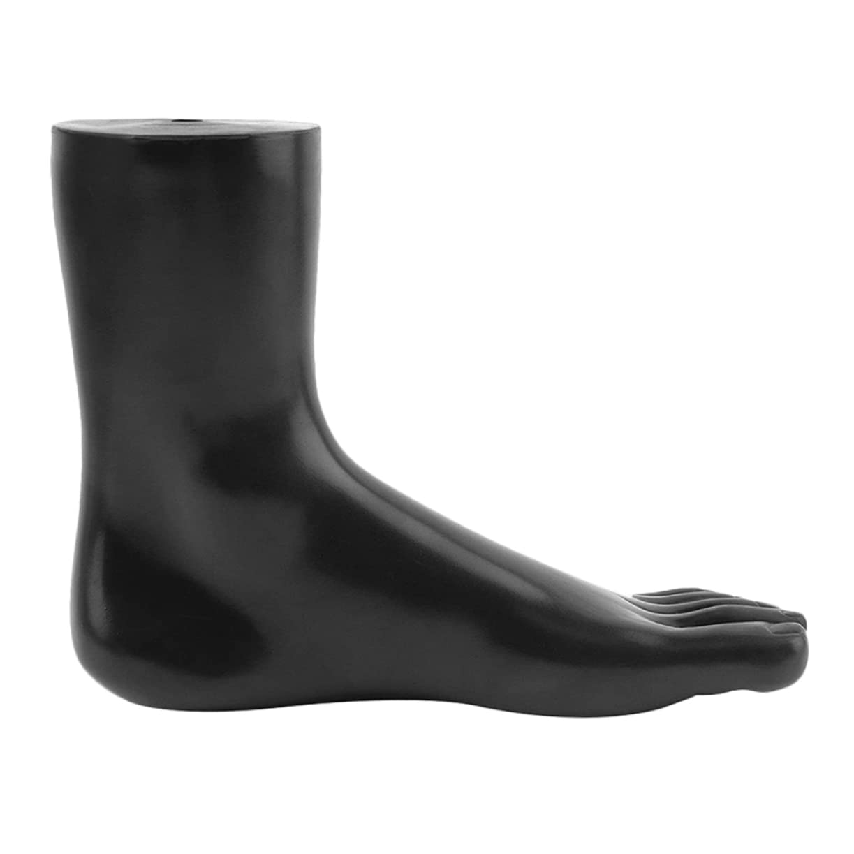 Unisex Left Foot Sock Display Mannequin - Realistic Fake Foot Model for Socks, Anklets & Jewelry Presentation - Perfect for Retail Stores, Photography & Online Shoe Displays