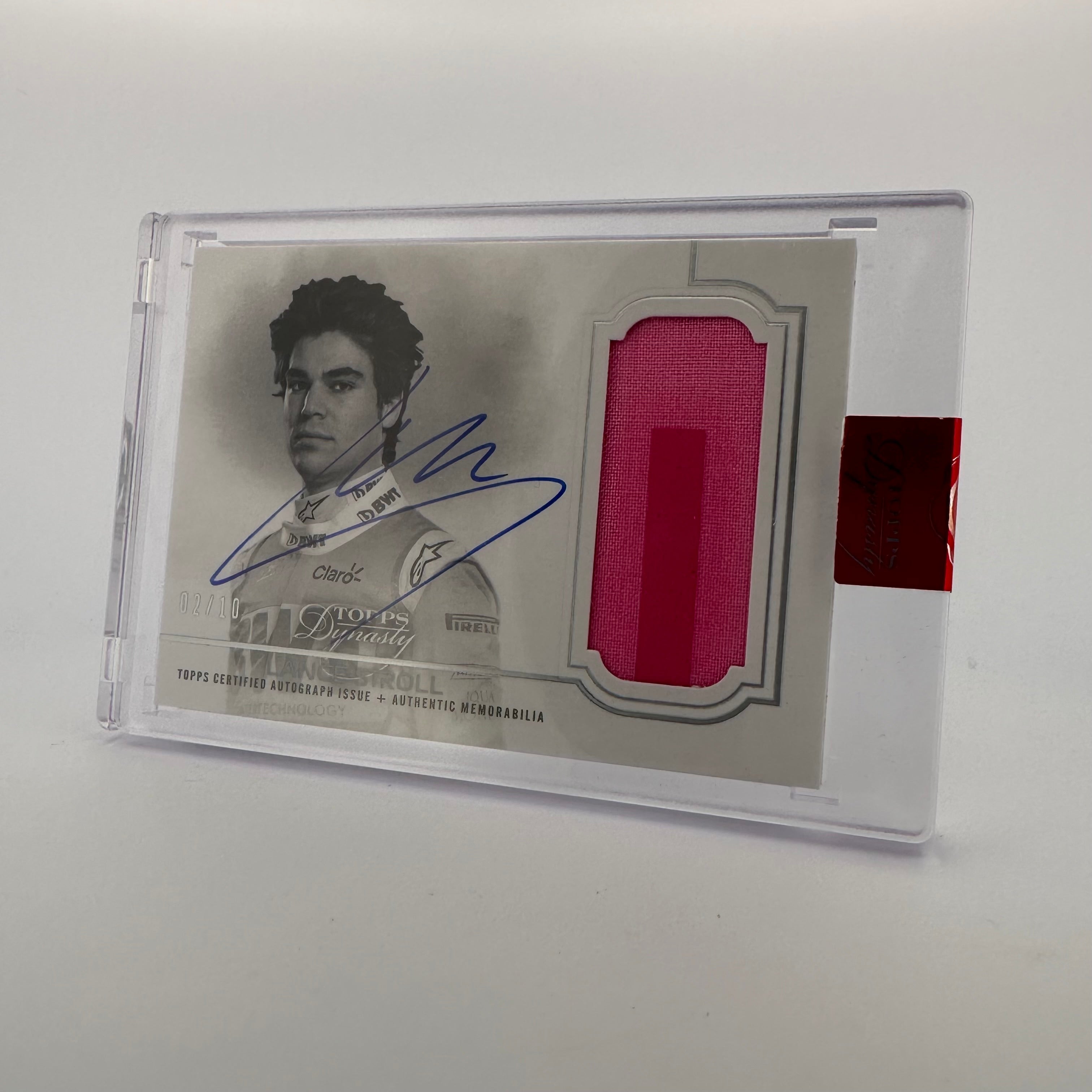 Lance Stroll 2020 Dynasty Autograph Patch - BWT Racing Point F1 Driver Collectible for Fans & Memorabilia Enthusiasts | Perfect for Display, Gifts & Sports Collections