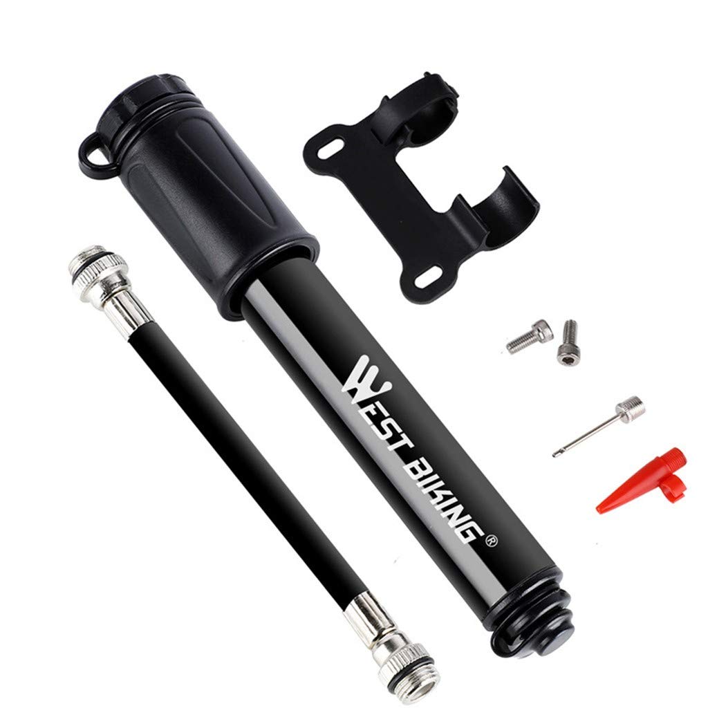 Ultralight Mini Hand Pump - Portable Bicycle Tire Pump for Road & Mountain Bikes - Multifunctional Bike Accessories for Cycling, Commuting & Outdoor Adventures