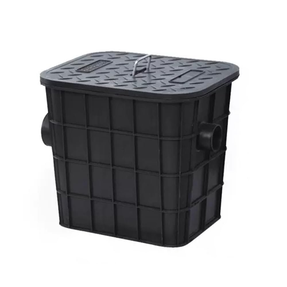 SanGin 40L Commercial Grease Trap - PP Material Oil-Water Separator for Restaurants | Corrosion-Resistant & Durable Kitchen Oil Filter for Catering Business | Perfect for Commercial Kitchens, Food Trucks & Cafeterias