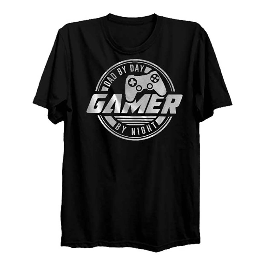 Funny Gamer Dad Shirt - Personalized Father's Day Gift for Video Game Lovers | Day Dad, Night Gamer T-Shirt | Perfect for Gaming Parties & Father's Day Celebrations