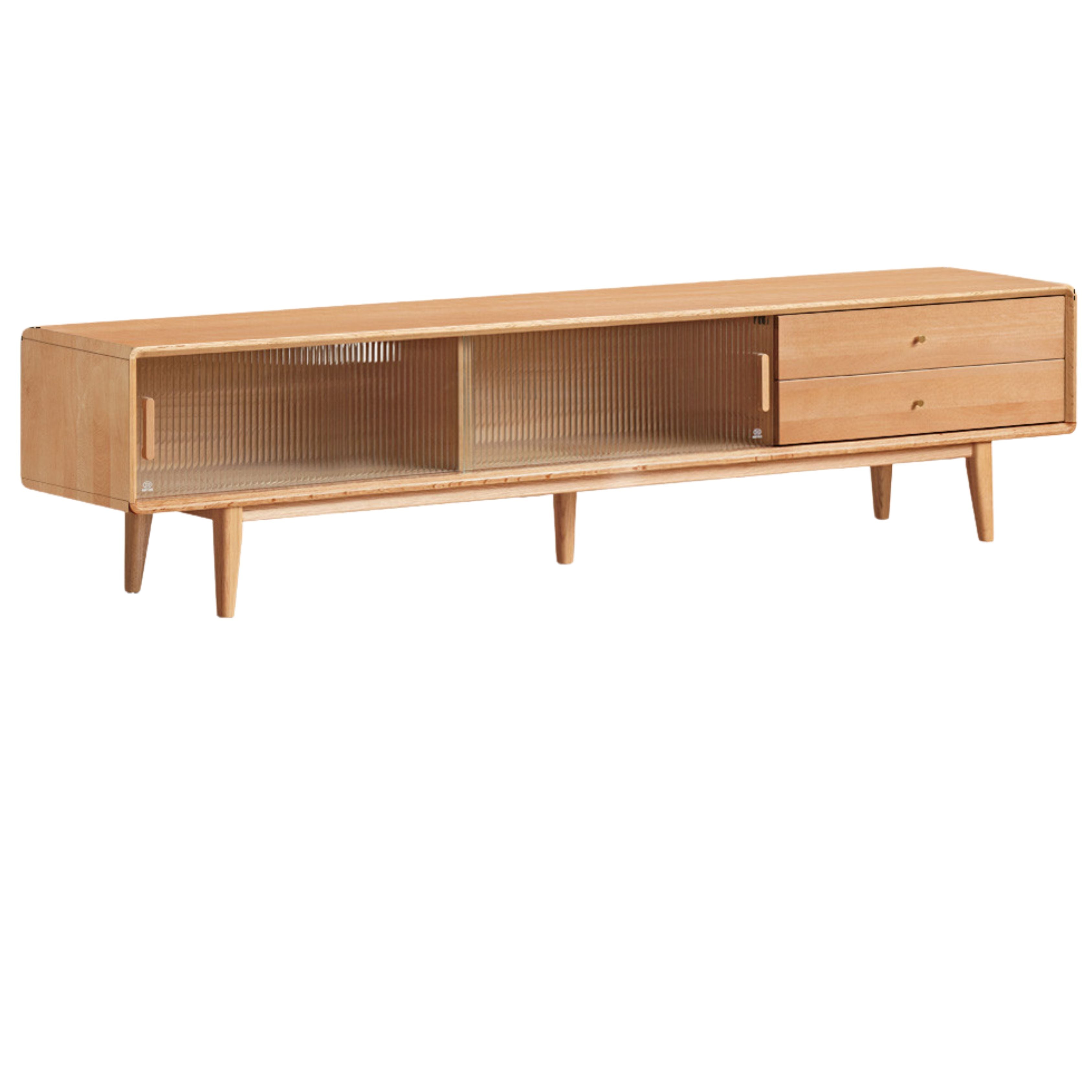 70.9x13.8x17.7 inch / 180x35x45сm / Natural Wood Color/ Beech sliding door double drawer without light WORLDWIDE SHIPPING 5-6 WEEKS