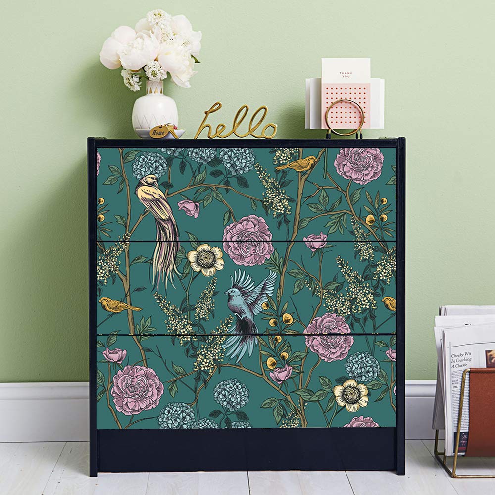 Self-Adhesive Dresser Sticker | Peel and Stick Furniture Decals | Removable Furniture Skin for IKEA MALM & More | Easy DIY Home Decor Upgrade for Bedroom, Nursery & Office