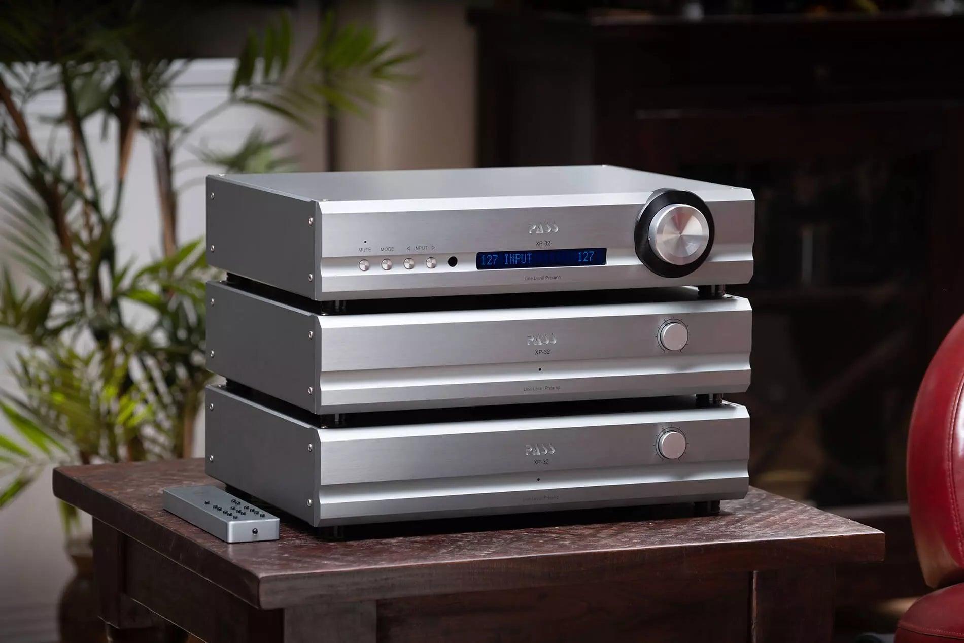 Pass Labs XP 32 High-End Preamplifier - Audiophile Stereo Preamp with Balanced XLR Inputs for Home Theater & Music Listening Systems