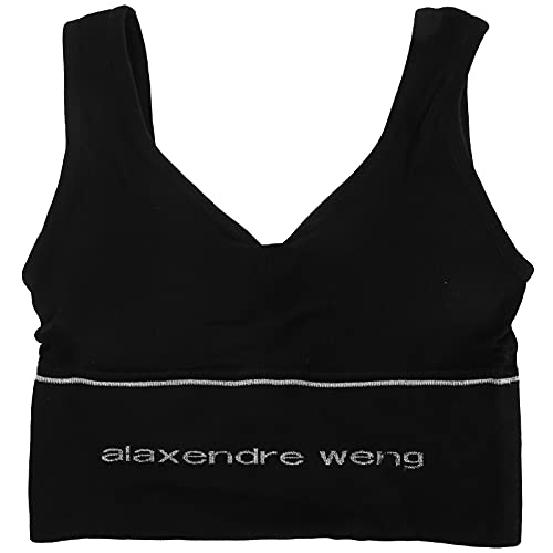 Wireless Women's Padded Sports Bra - Soft Breathable U-Back Yoga Bra with Removable Padding for Gym, Fitness & Workouts (Black) | Perfect for Running, Pilates & Active Lifestyles