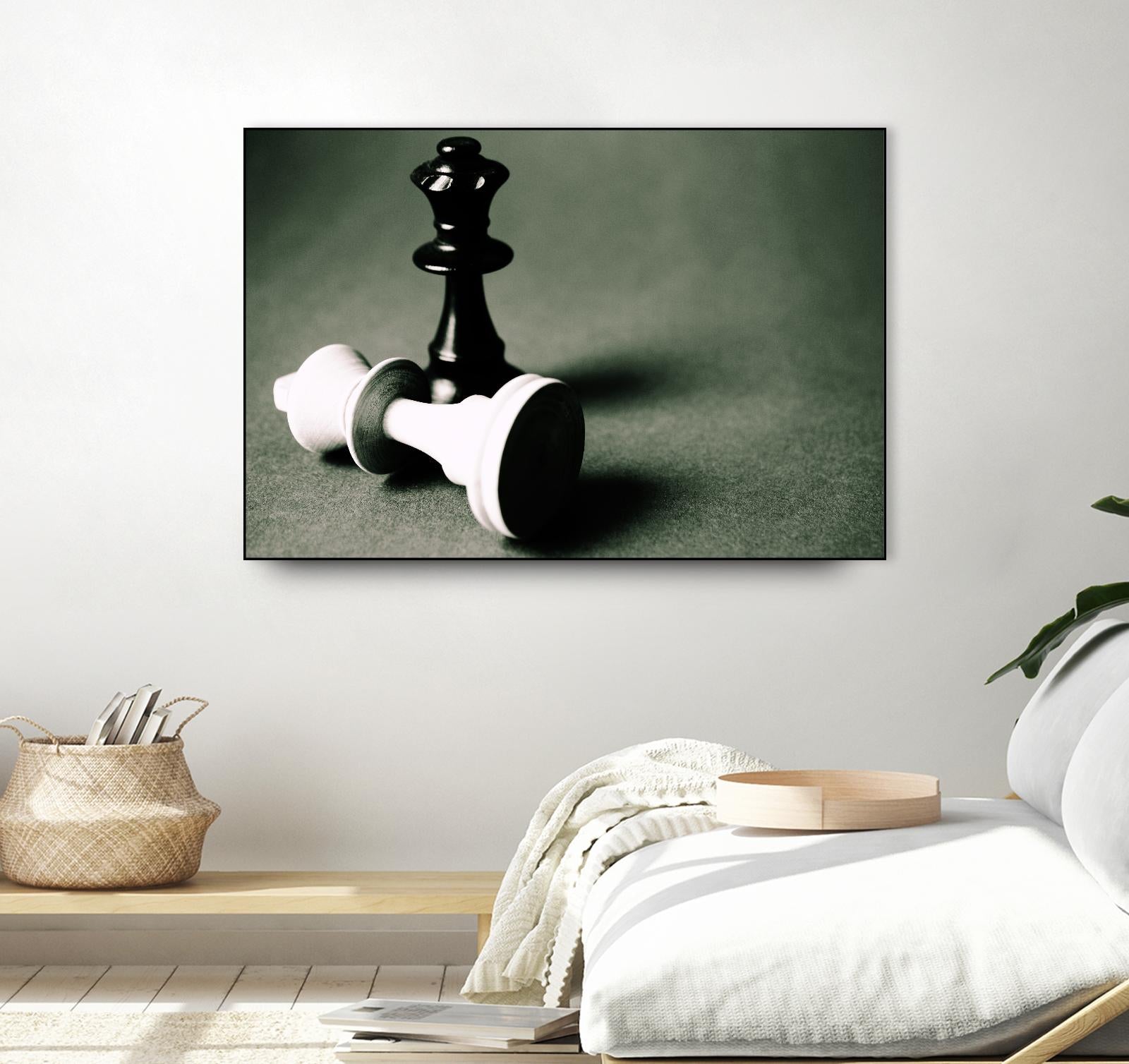 Checkmate Chess Set - Premium Wooden Chess Board with Staunton Pieces - Perfect for Home, Office & Gifts - Classic Strategy Game for Adults & Kids
