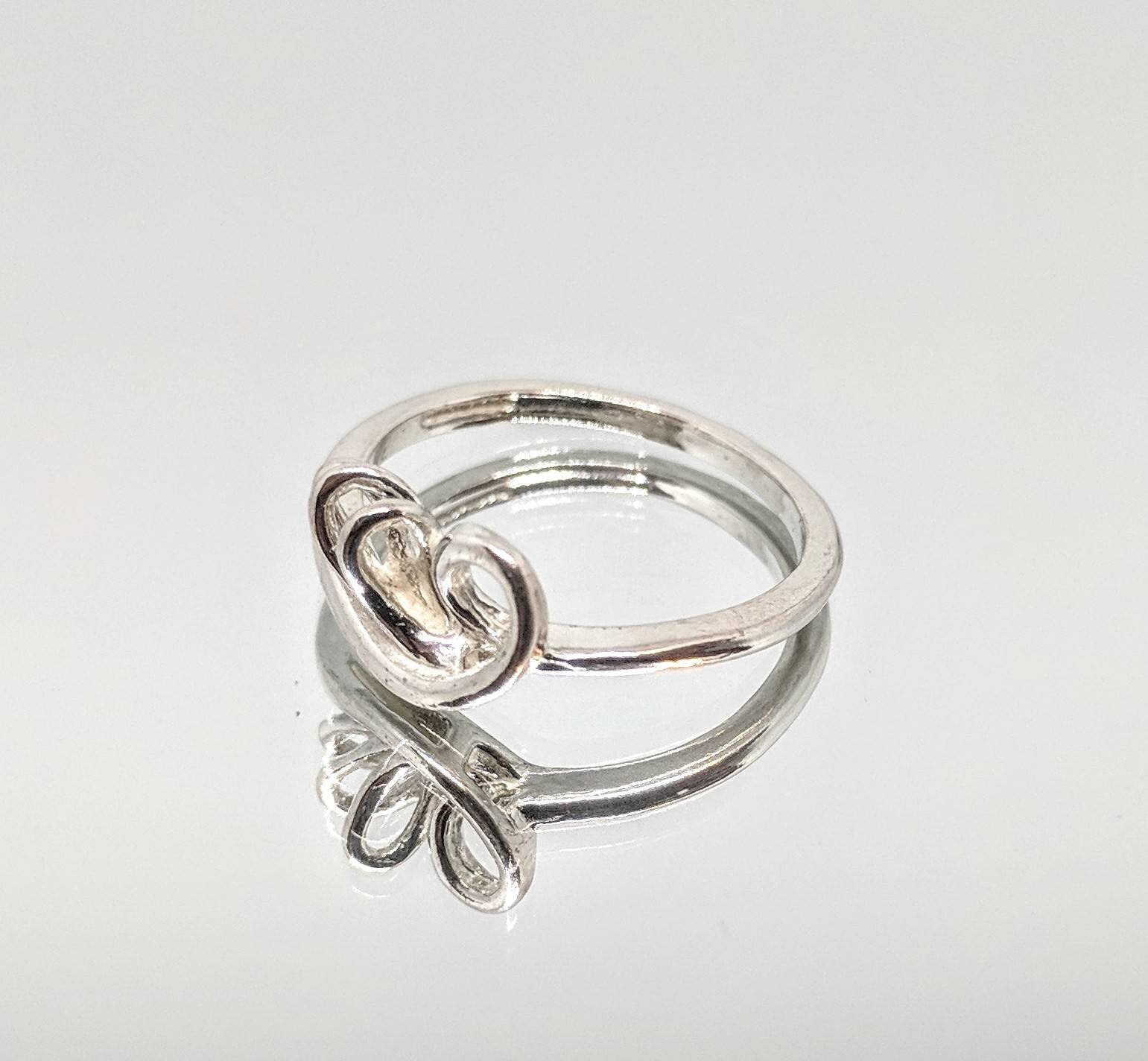 Sterling Silver or 14kt Gold Freeform Loop Ring - Size 7 DIY Jewelry Setting for Fashion & Wedding Bands - Perfect for Handmade Jewelry, Gift Giving & Everyday Wear