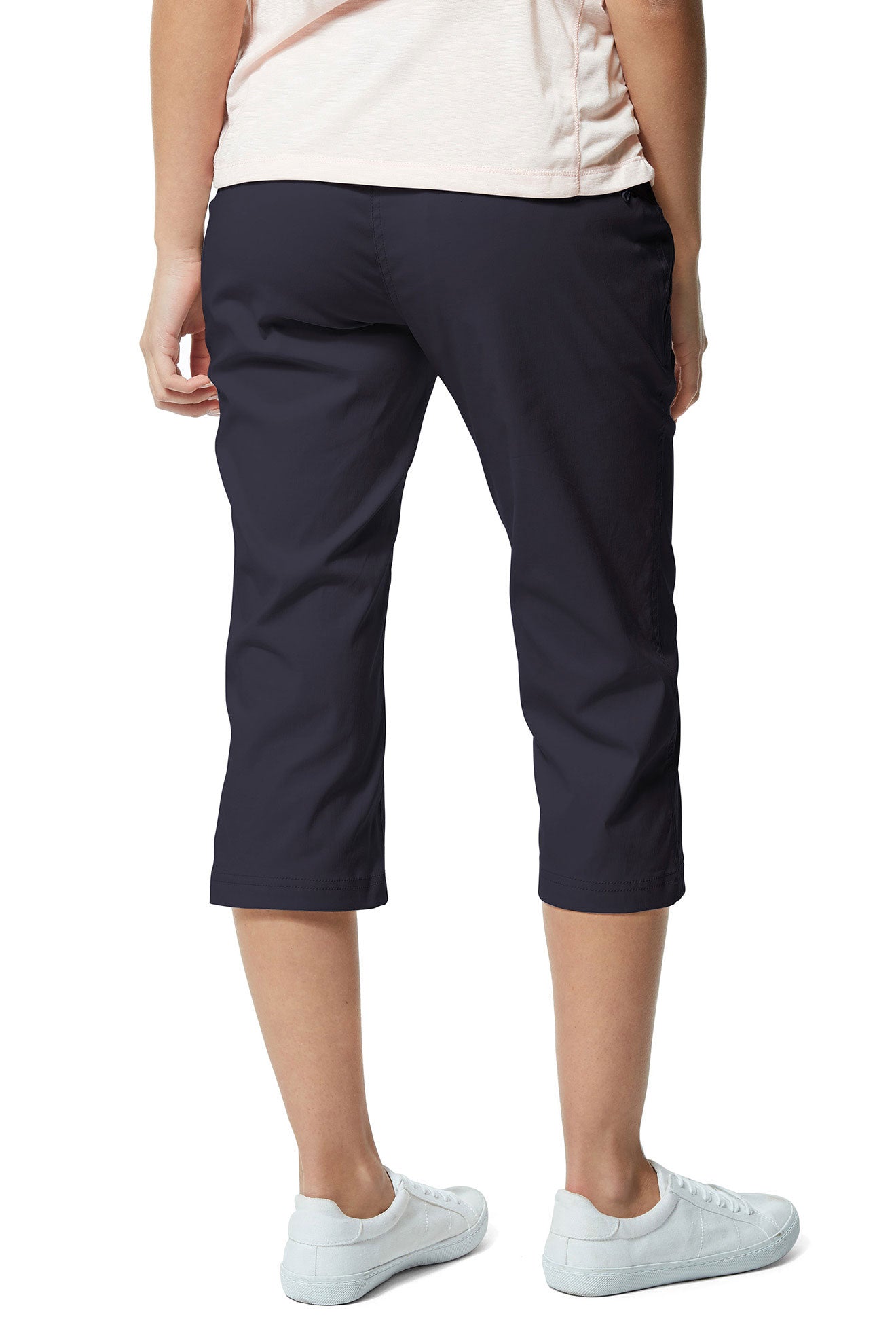 Craghoppers Kiwi Pro Crop Trousers for Women - Lightweight Hiking Pants with UPF 50+ Sun Protection - Perfect for Outdoor Adventures, Travel & Casual Wear
