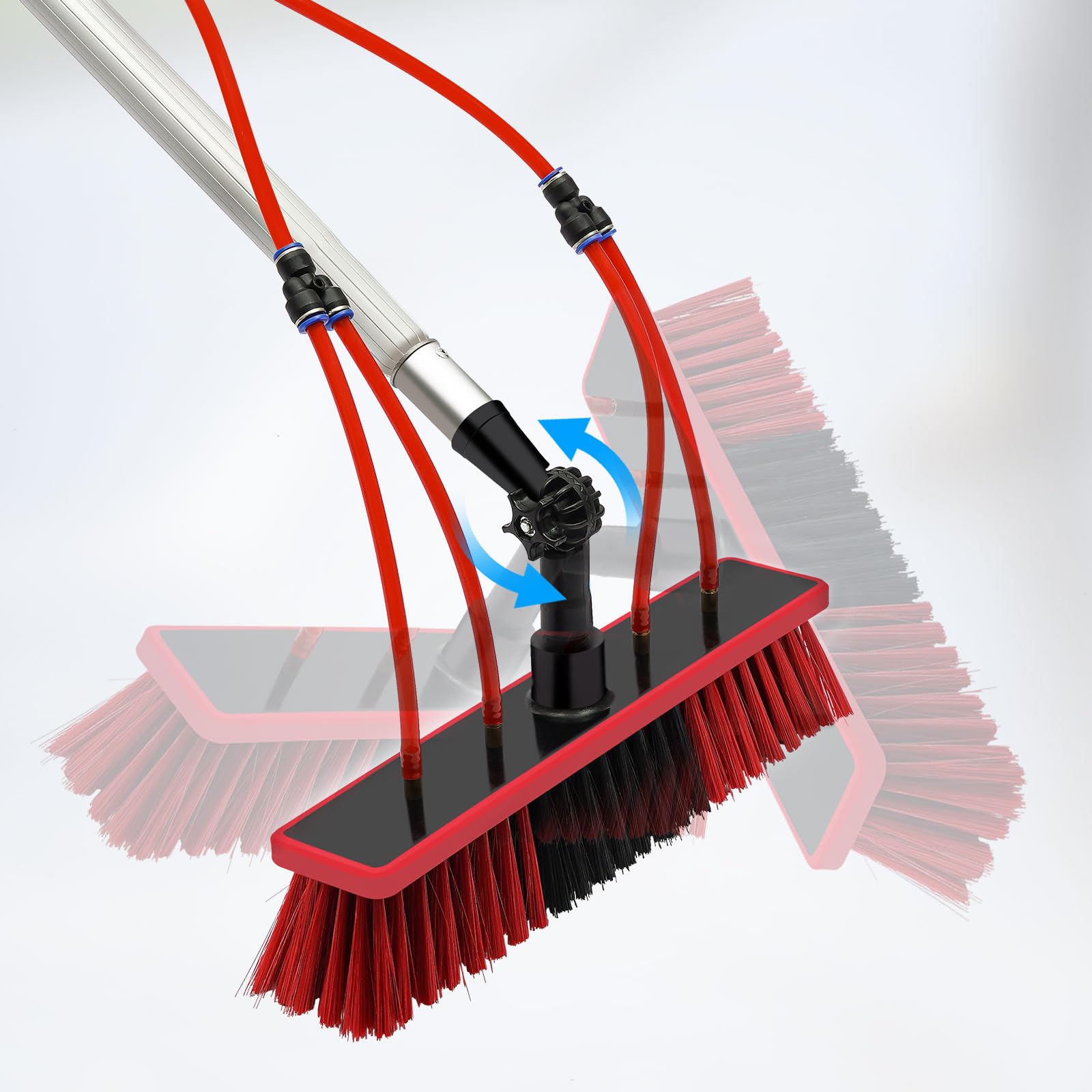 **DYRABREST Water Fed Pole Kit – Extendable Telescopic Window Cleaning Brush for Outdoor Glass, Solar Panels & Surfaces – High-Pressure Spray Washer (US Stock) – Perfect for Home, Commercial & RV Cleaning**