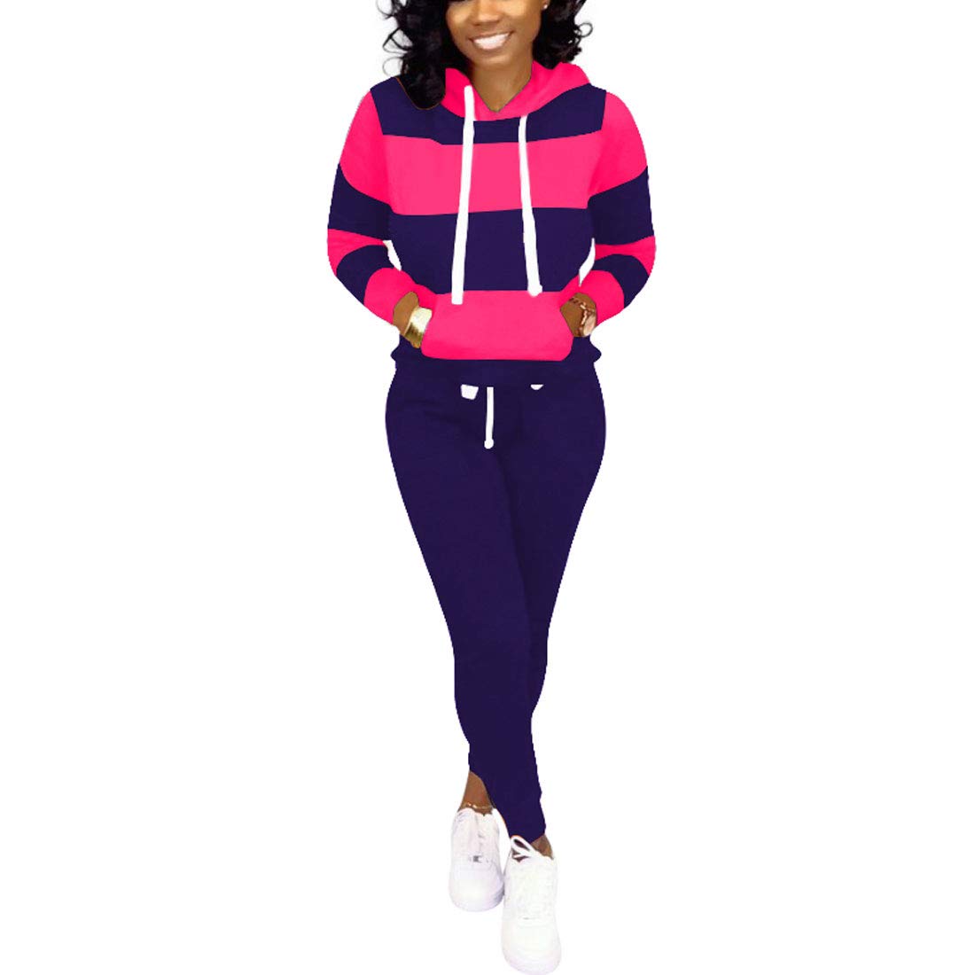 Women's Two Piece Jogging Suits - Casual Lounge & Workout Outfits for Running, Yoga, Travel & Home Comfort