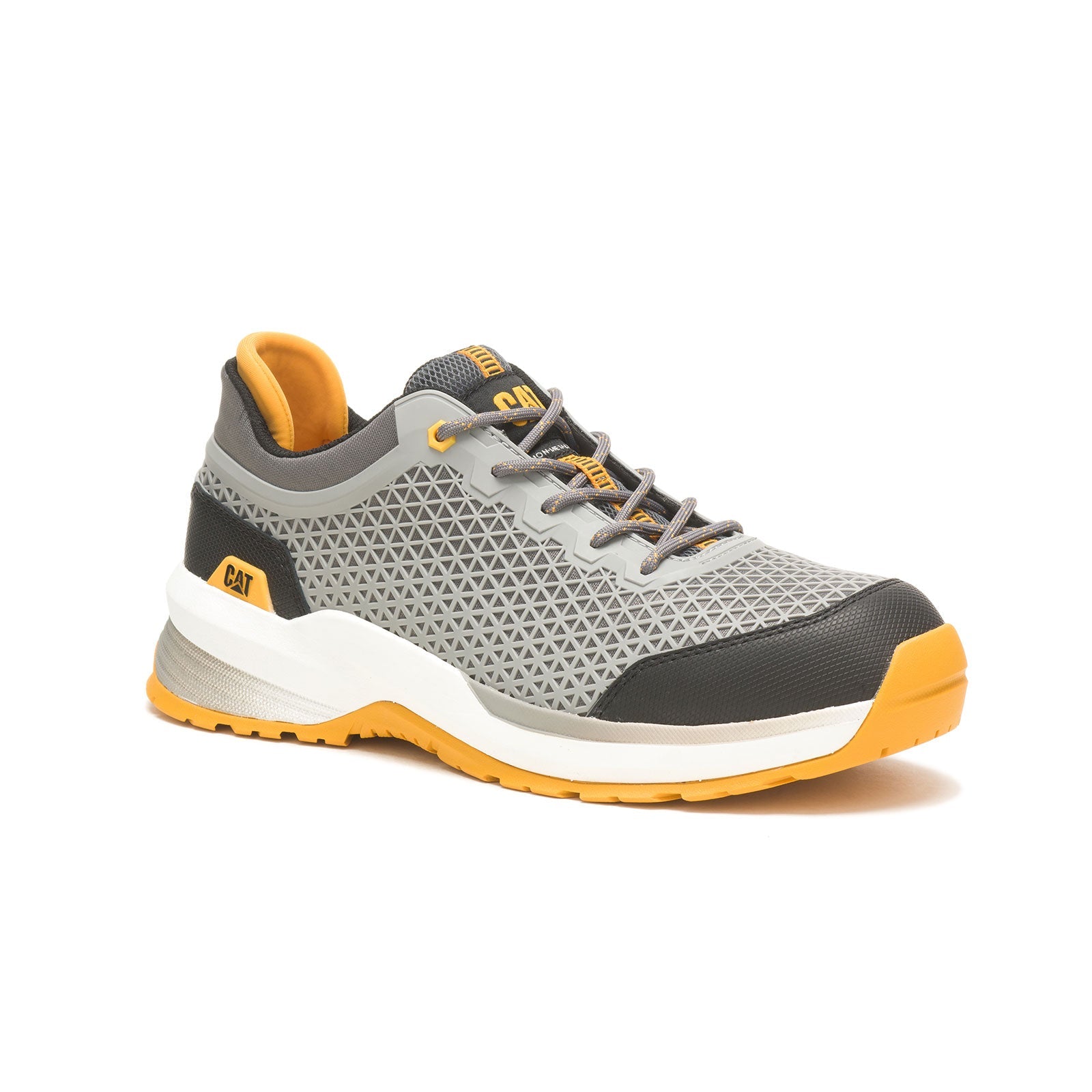 Streamline 2.0 Composite Toe Work Shoes - Lightweight Safety Footwear for Men in Gray | Perfect for Construction, Warehouse & Industrial Work