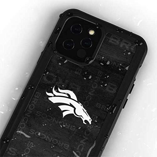 Waterproof iPhone 12 Pro Max Case - Officially Licensed NFL Denver Broncos Black & White Phone Cover | Shockproof Protection for Outdoor, Sports & Daily Use