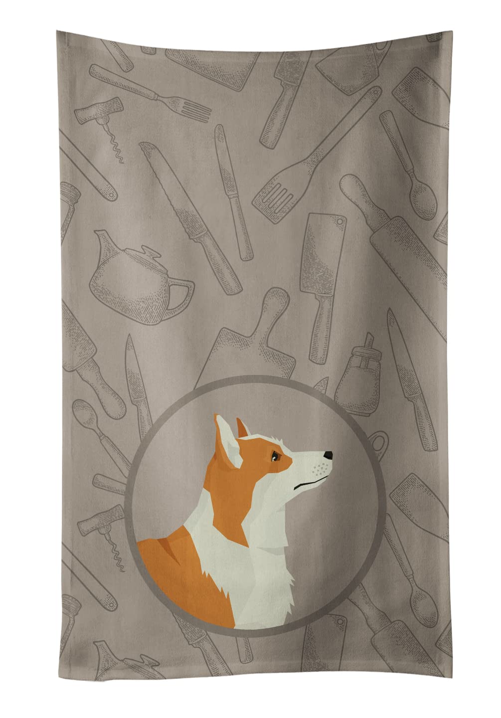 Pembroke Corgi Kitchen Towel Set - Decorative Dish Cloths & Hand Towels for Kitchen, Bathroom, Face & Tea Time | Cute Dog-Themed Cotton Towels for Cooking, Cleaning & Guest Use