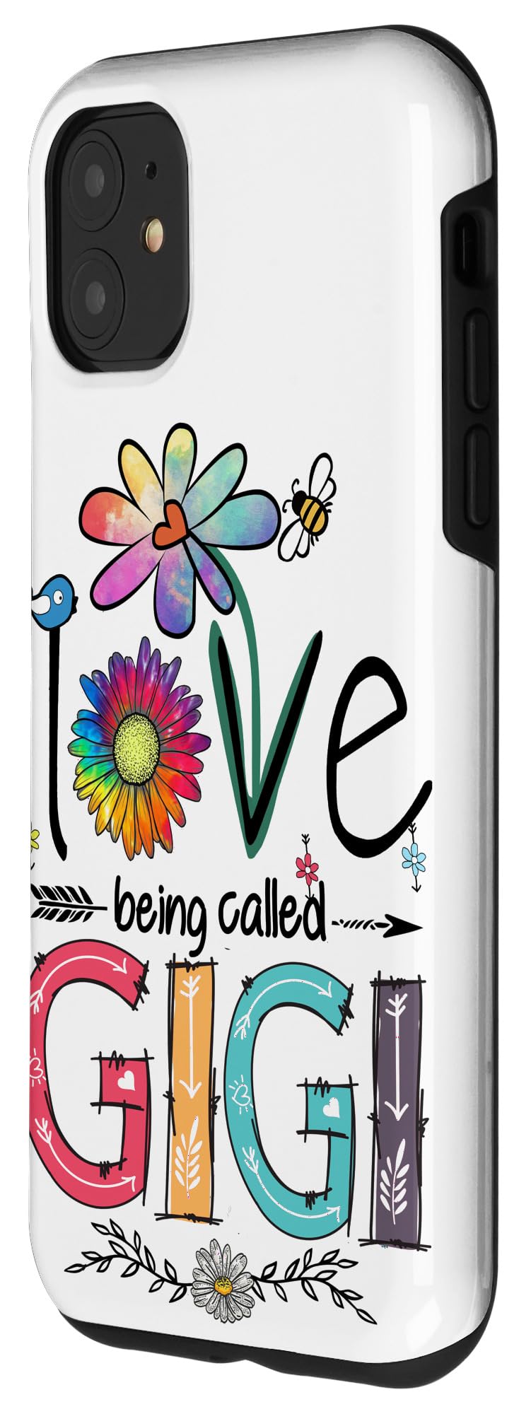 iPhone 11 Case - Cute Gigi Daisy Flower Design - Perfect Gift for Grandma & Mother's Day - Protective Phone Cover for Everyday Use & Special Occasions