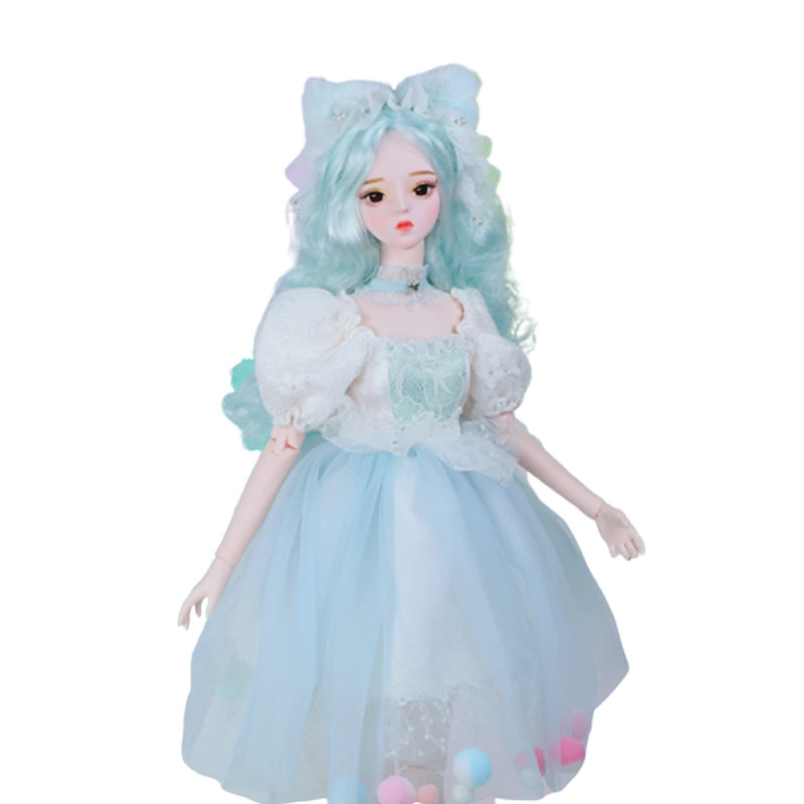 1/3 Scale 60cm BJD Doll with Ball Joints - DIY Doll Set Includes Clothes, Shoes, Wig, Socks & Makeup Kit | Perfect for Doll Collectors, Birthday Gifts & Surprise Party Favors