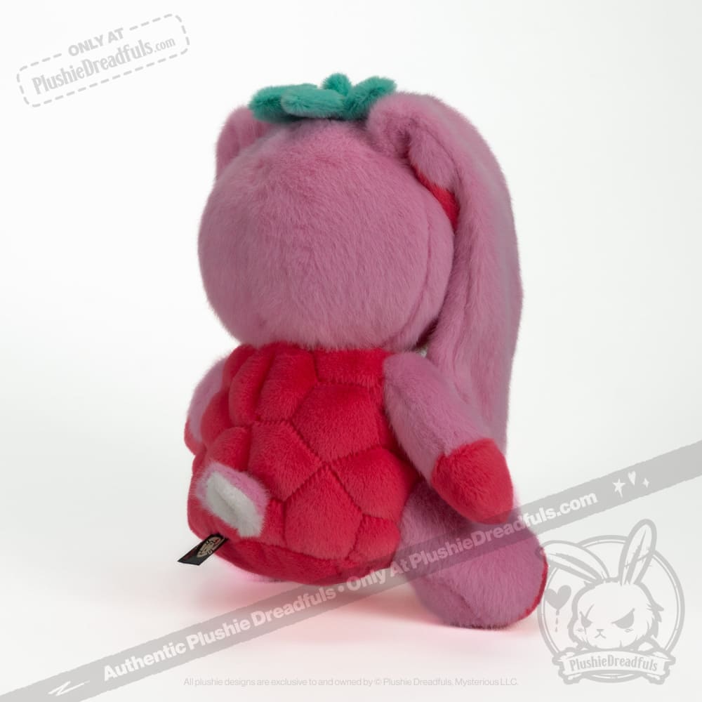 Plushie Dreadfuls Raspberry Bunny Stuffed Animal Toy - Soft Cuddly Bunny Plush for Kids, Gift & Home Decor
