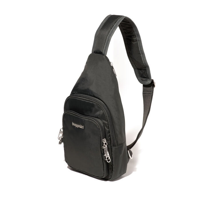 Baggallini Securtex Anti-Theft Crossbody Sling Bag for Women - RFID Blocking, Lightweight & Secure Travel Purse - Perfect for Day Trips, Commuting, and Shopping