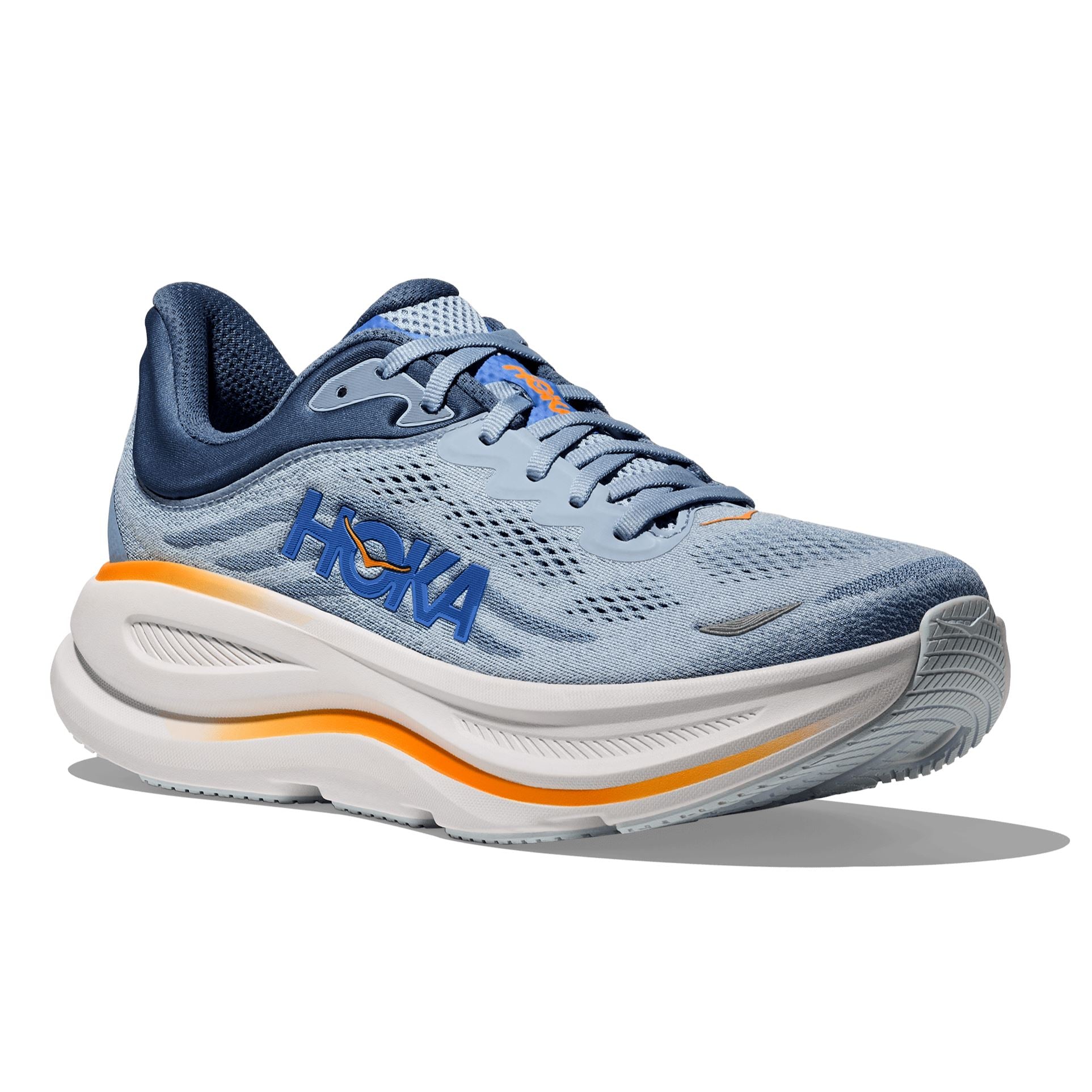 HOKA Bondi 9 Men's Running Shoes - Medium Width - Cushioned Road Running & Walking Shoes for Men - Perfect for Marathon Training, Jogging, and Everyday Comfort