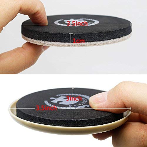 16-Piece Round Furniture Moving Kit for Carpet & Hard Floors - Heavy Duty Felt Pads for Sofas, Tables & Chairs | Easy Glide Protectors for Home & Office Use