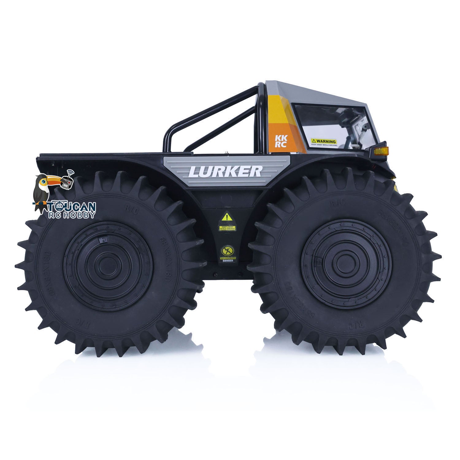 1/10 Scale All-Terrain RC Off-Road Vehicle - Amphibious Climbing Car Kit/RTR with Painted Body, LED Lights & Sound System - Perfect for Outdoor Adventures, Racing & Water Play