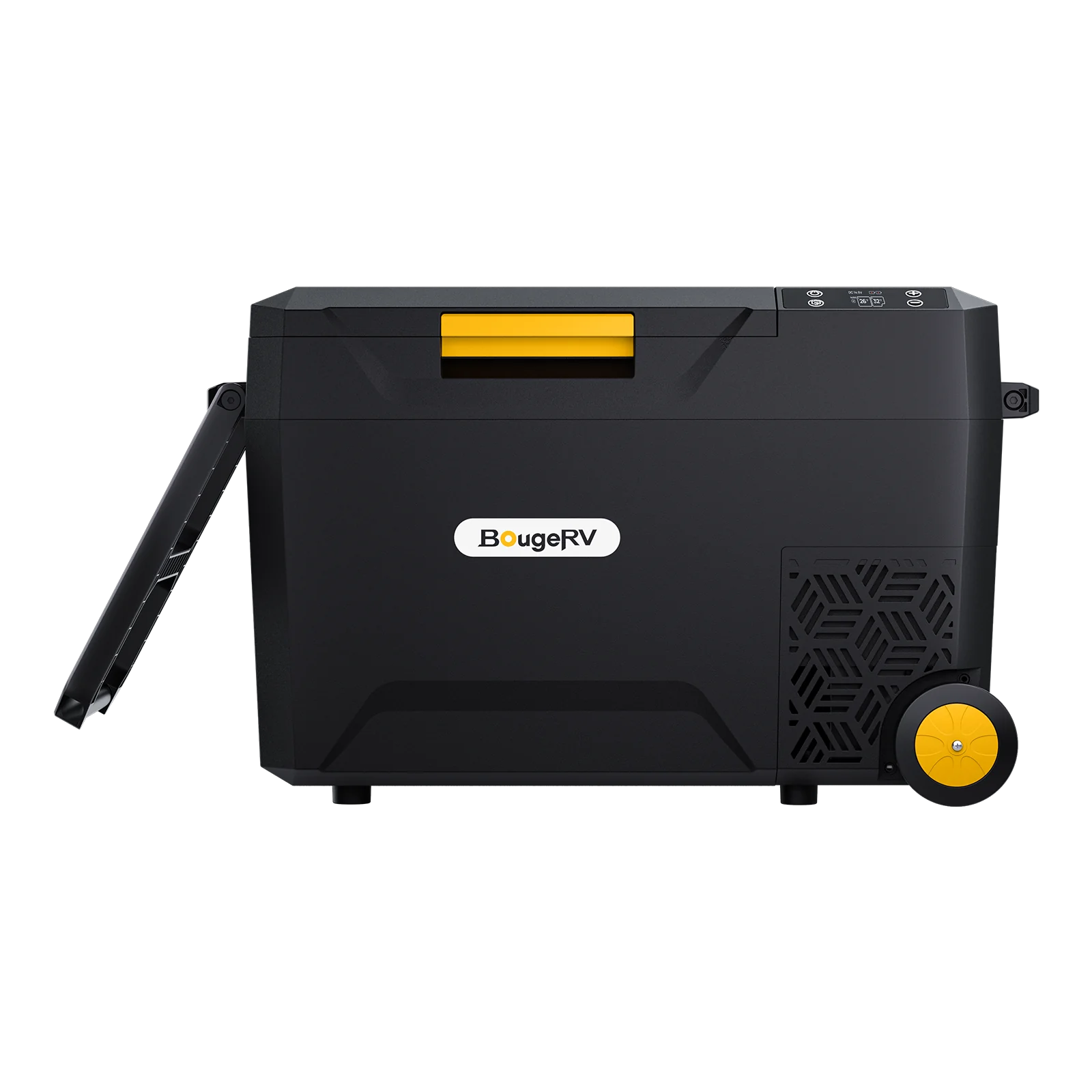 BougeRV CRX2 31QT 12V/24V Portable Car Refrigerator - Dual Zone Electric Cooler for Camping, Road Trips & RV Travel - 31 Quart Battery Powered Fridge Freezer with Insulation for Food & Drinks Storage