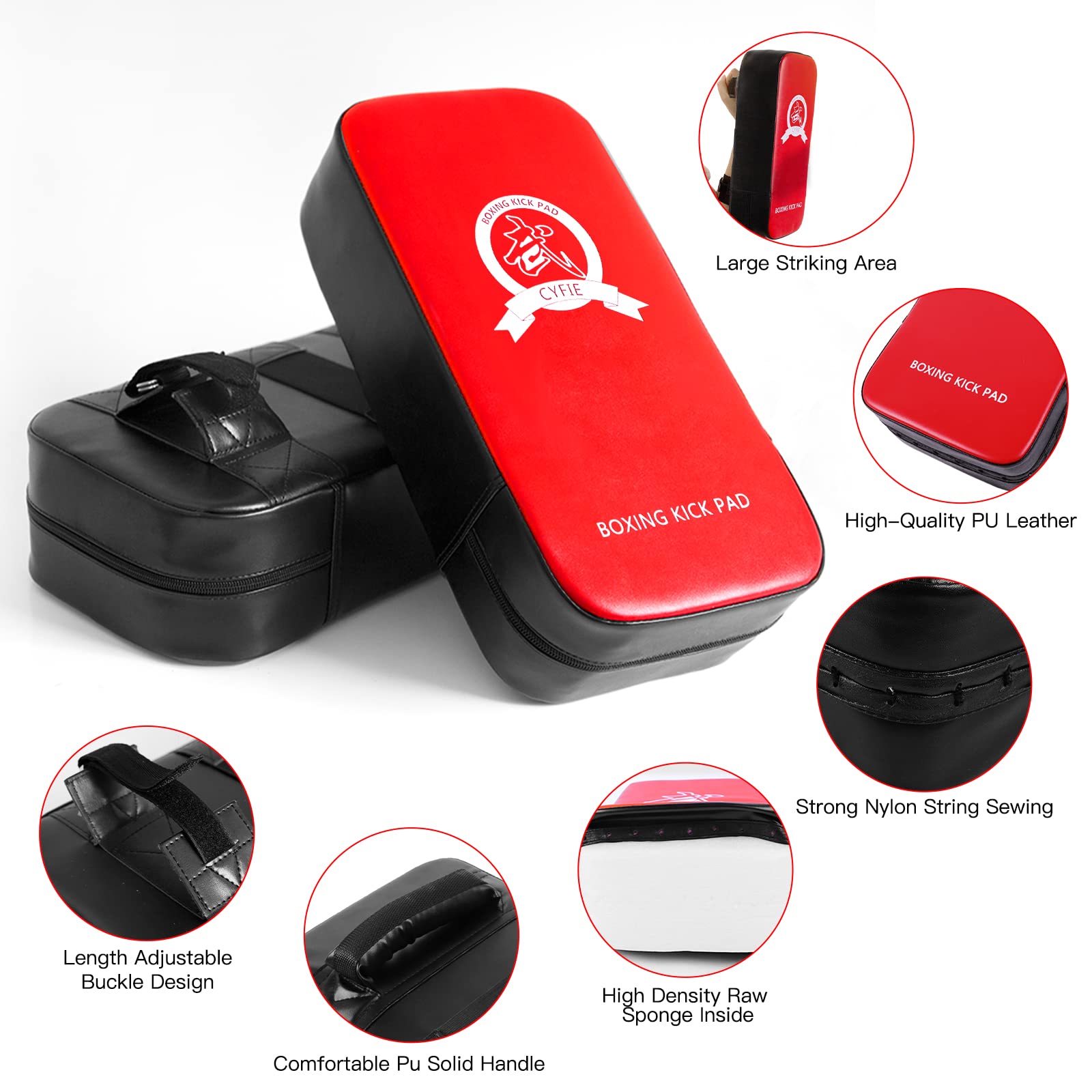 CYFIE Kids Boxing Equipment Set - Punching Mitts, Kicking Shields & Training Gloves for Karate, Muay Thai, Taekwondo | Martial Arts Sparring Gear for Home Gym Workout | Perfect for Youth & Toddler Training Sessions