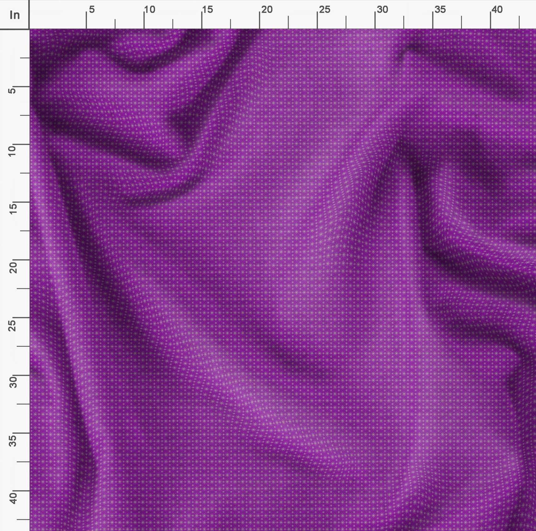 Soimoi Moss Georgette Purple Fabric by The Yard - 42 Inch Wide Geometric Star Printed Polyester Chiffon Material for Dresses, Scarves & Home Decor | Cosmic Bohemian Style DIY Fashion Fabric