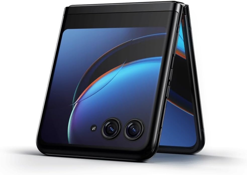 Motorola Moto Razr+ 5G Unlocked Smartphone 2023 | 256GB Storage | US Version | Sleek Black | New | Perfect for Business & Travel