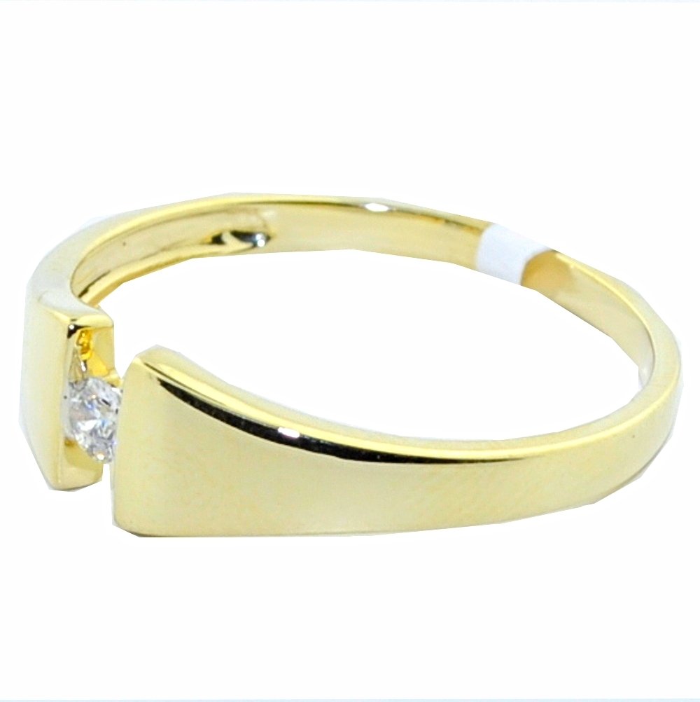 10K Gold Men's Wedding Band - 6mm Wide with 1/10cttw Diamonds (0.1cttw) | Elegant & Durable Ring for Weddings, Anniversaries & Special Occasions