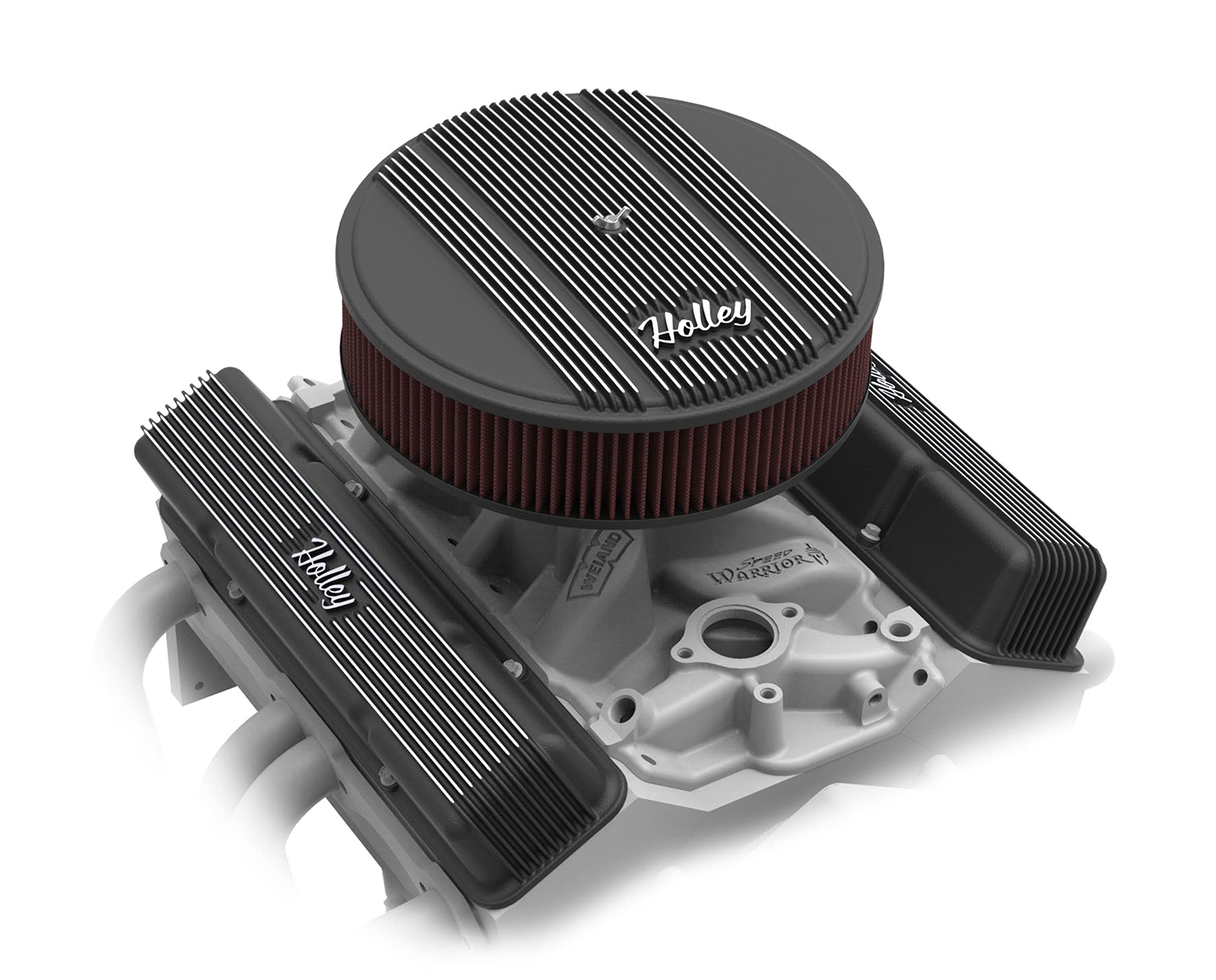 Holley 120153 High Performance Air Cleaner - Universal Fit for Car & Truck Engines - Improves Airflow & Engine Efficiency - Ideal for Racing, Off-Road & Street Use
