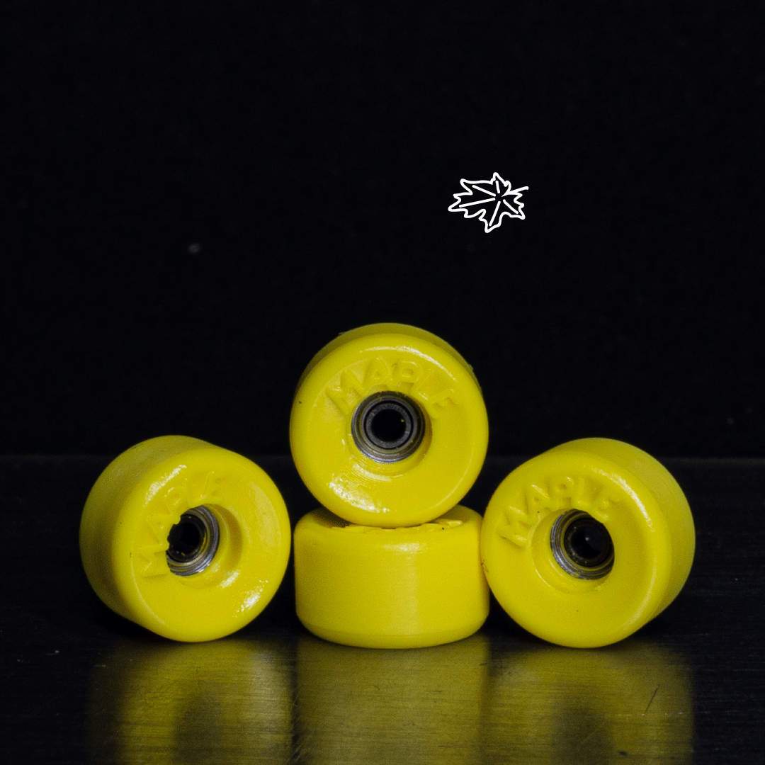 Premium Maple Bowl Fingerboard Wheels - High-Performance Skateboard Wheels for Fingerboarding - Perfect for Tricks, Stunts & Indoor Skate Practice