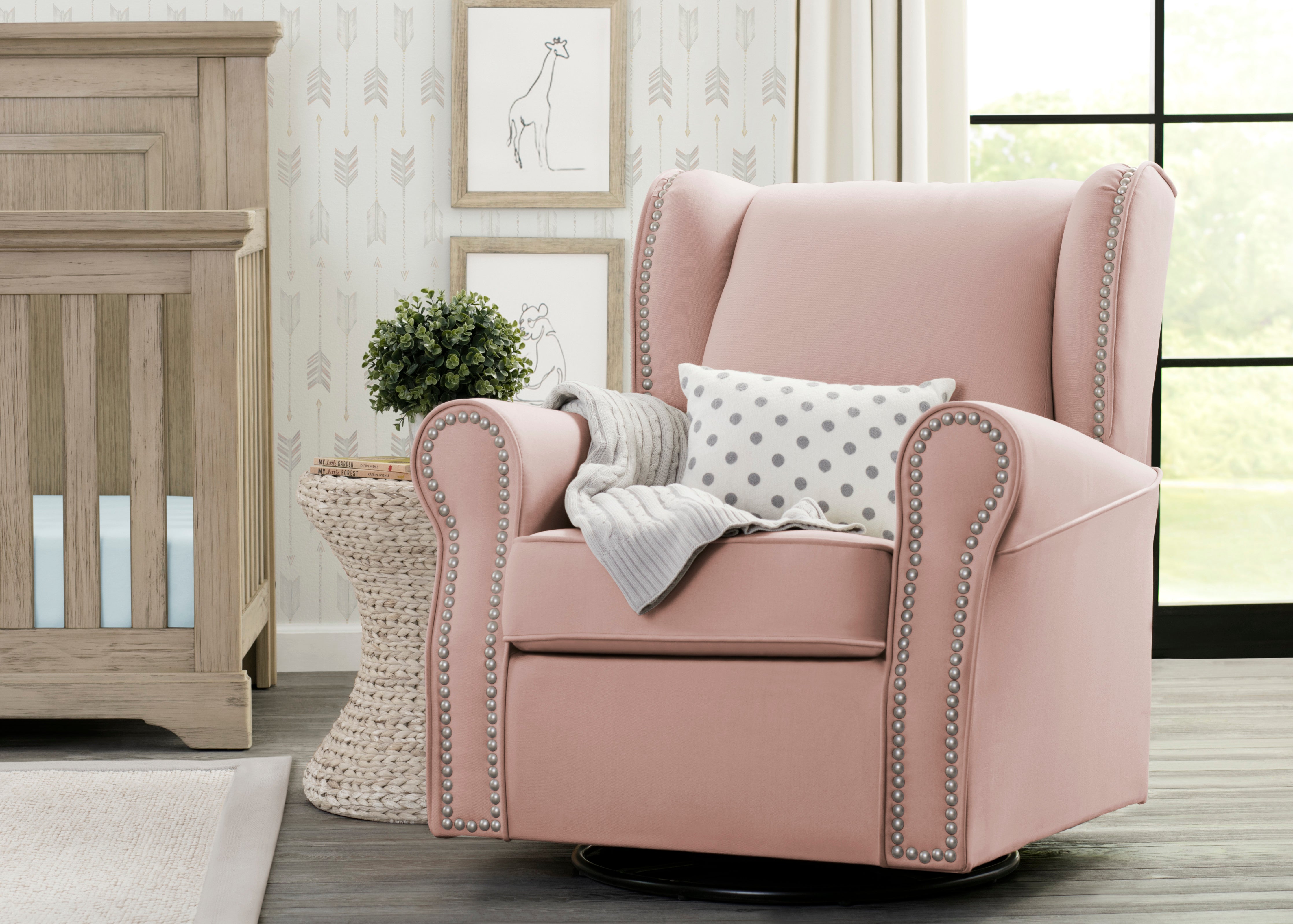 Middleton Glider Rocking Chair - Comfortable Nursery Glider for Baby Room, Breastfeeding & Relaxing - Perfect for Nurseries, Bedrooms & Living Rooms