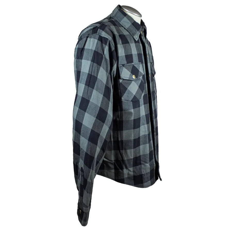 Men's Reinforced Plaid Riding Shirt - Durable Equestrian Shirt for Horseback Riding & Outdoor Activities - Perfect for Ranch Work, Trail Rides & Country Fashion
