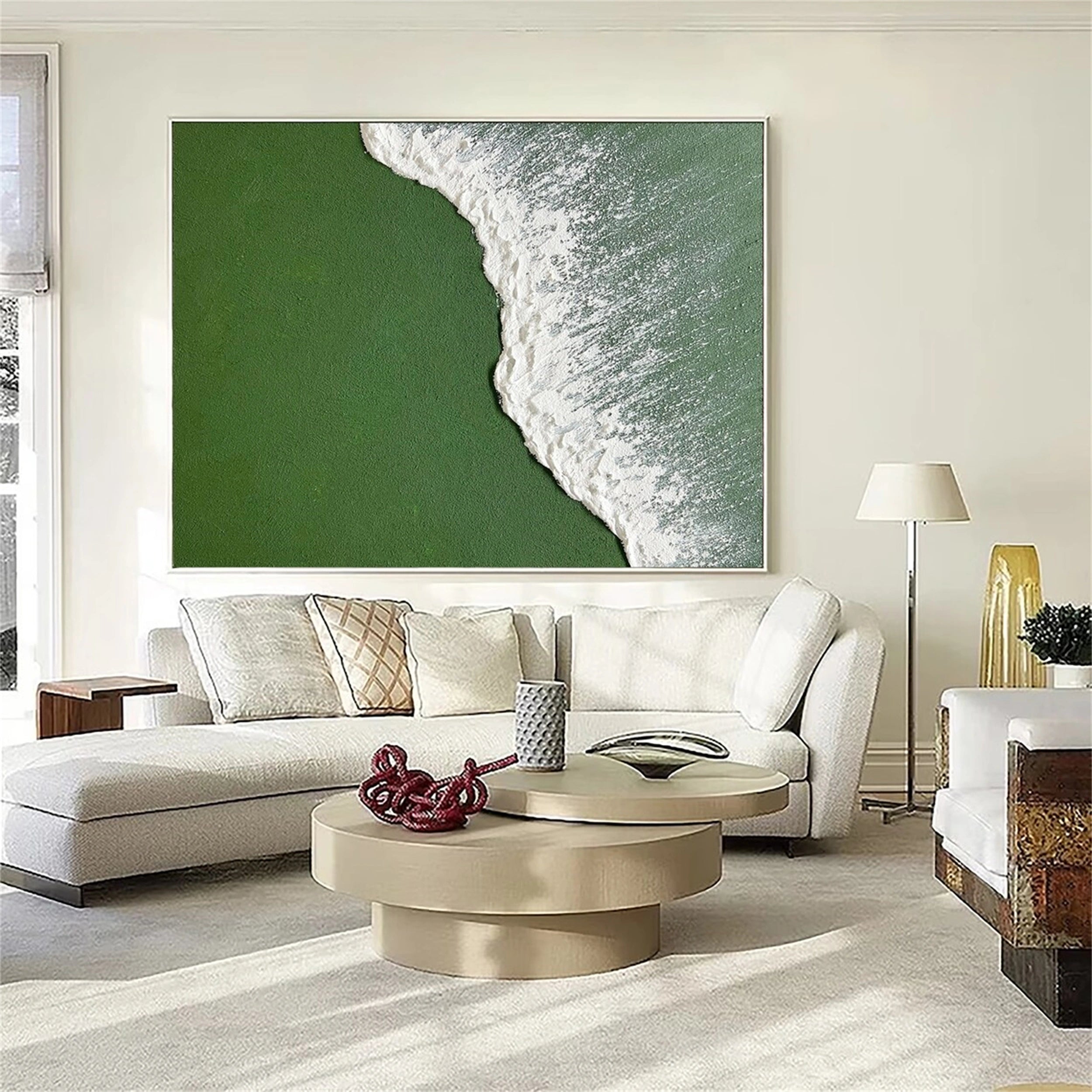 Ocean and Sky Painting #OS 091 - Stunning Seascape Wall Art for Home & Office Decor - Perfect for Living Room, Bedroom or Beach House