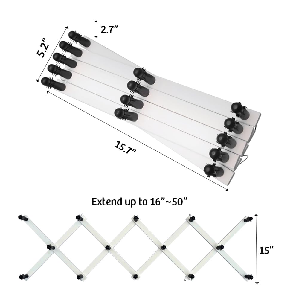 14-Peg Wall Hanger Organizer for Hats & Coats - Space Saving Storage Solution