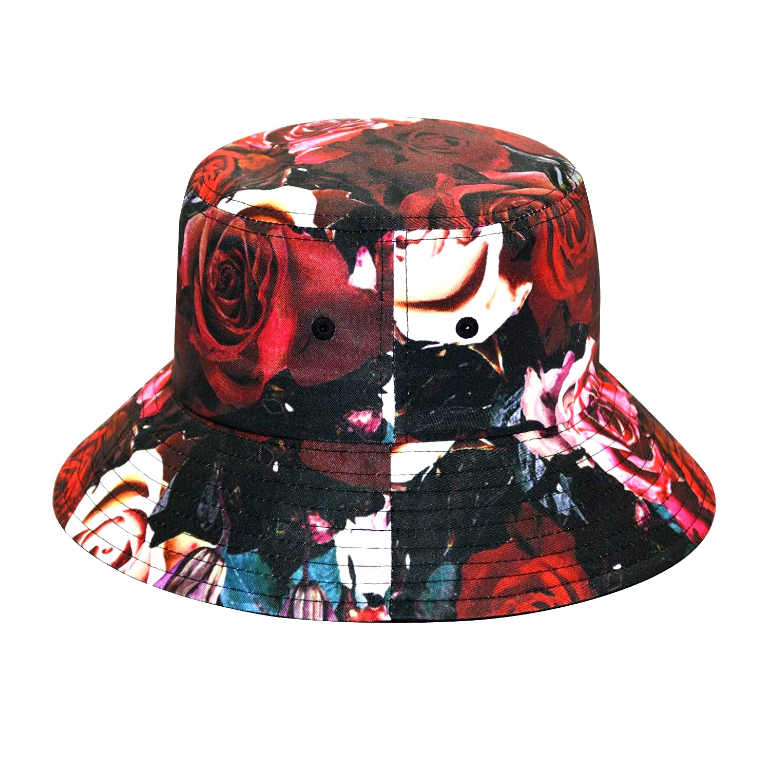 Women's Bucket Hats - Reversible Mushroom Fisherman Sun Hat for Travel & Beach | Unisex Summer Outdoor Cap for Hiking, Fishing, and Casual Wear