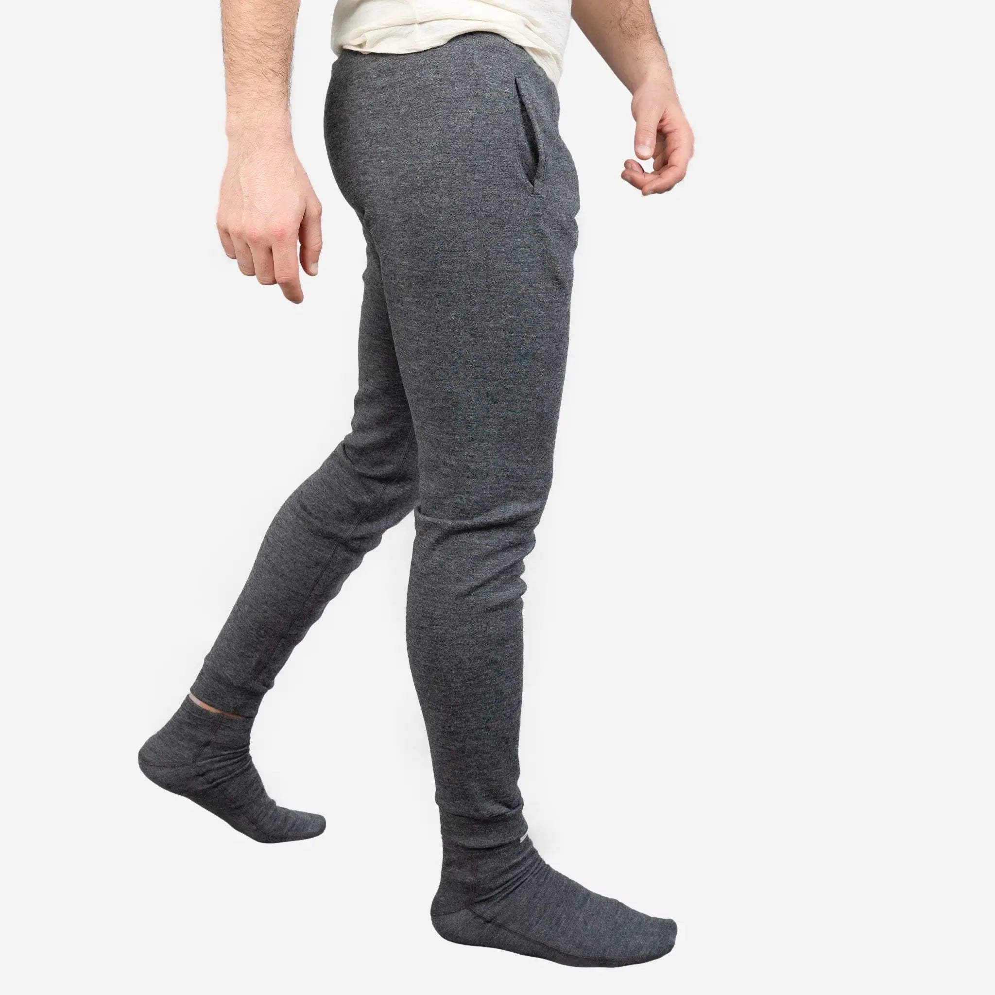 Premium Men's Alpaca Wool Sweatpants - 420 Midweight Fleece Joggers for Winter Comfort & Lounge Wear - Perfect for Home, Travel & Outdoor Activities