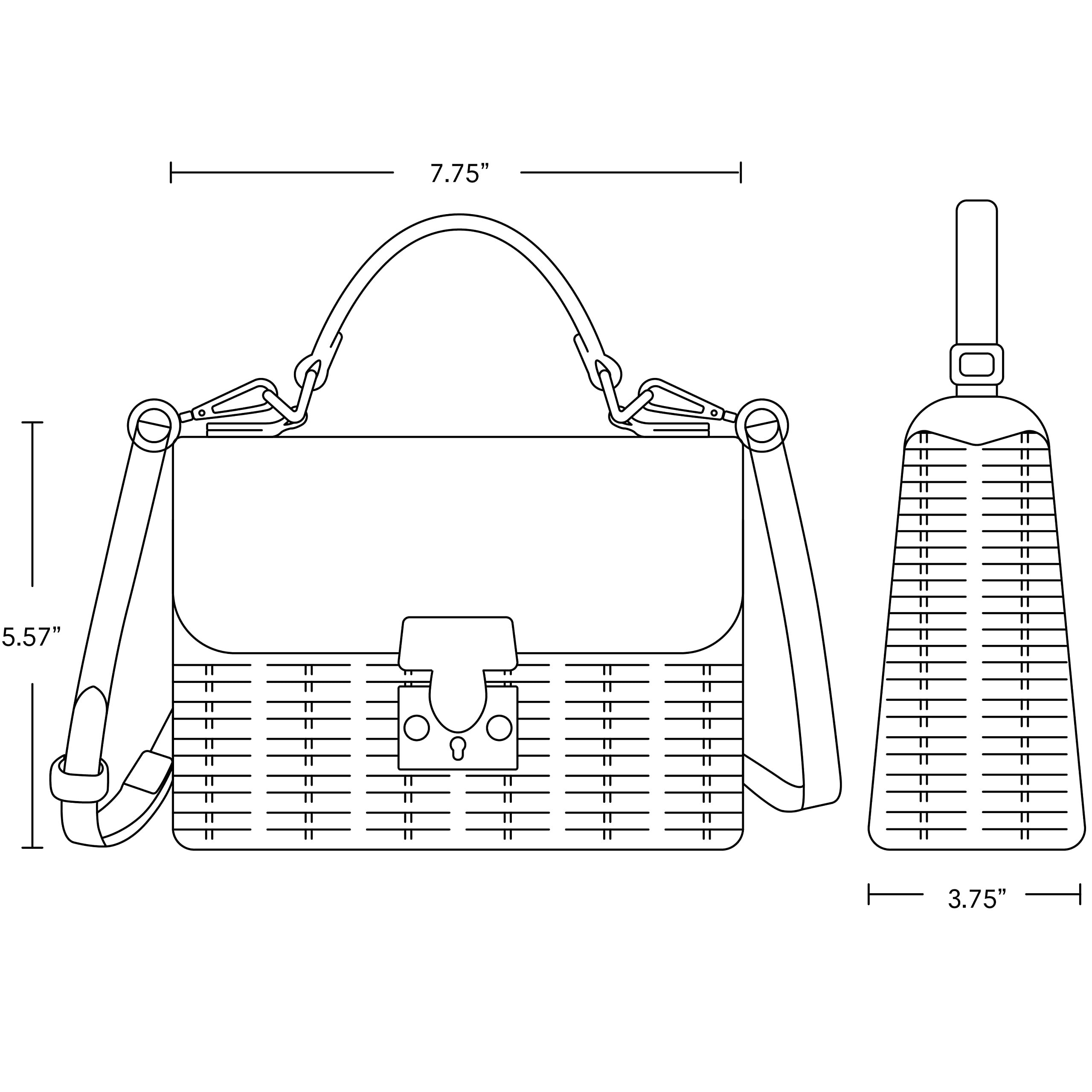 Madison West Women's Madeline Crossbody Bag - Sunbleached Straw Top Handle Satchel for Summer, Beach, Travel & Everyday Use