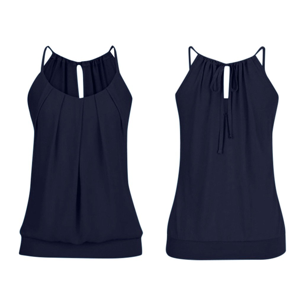 Women's Loose Wrinkle-Resistant Tank Top & Cami Blouse - Fall & Summer Casual Wear for Layering, Work, and Outings