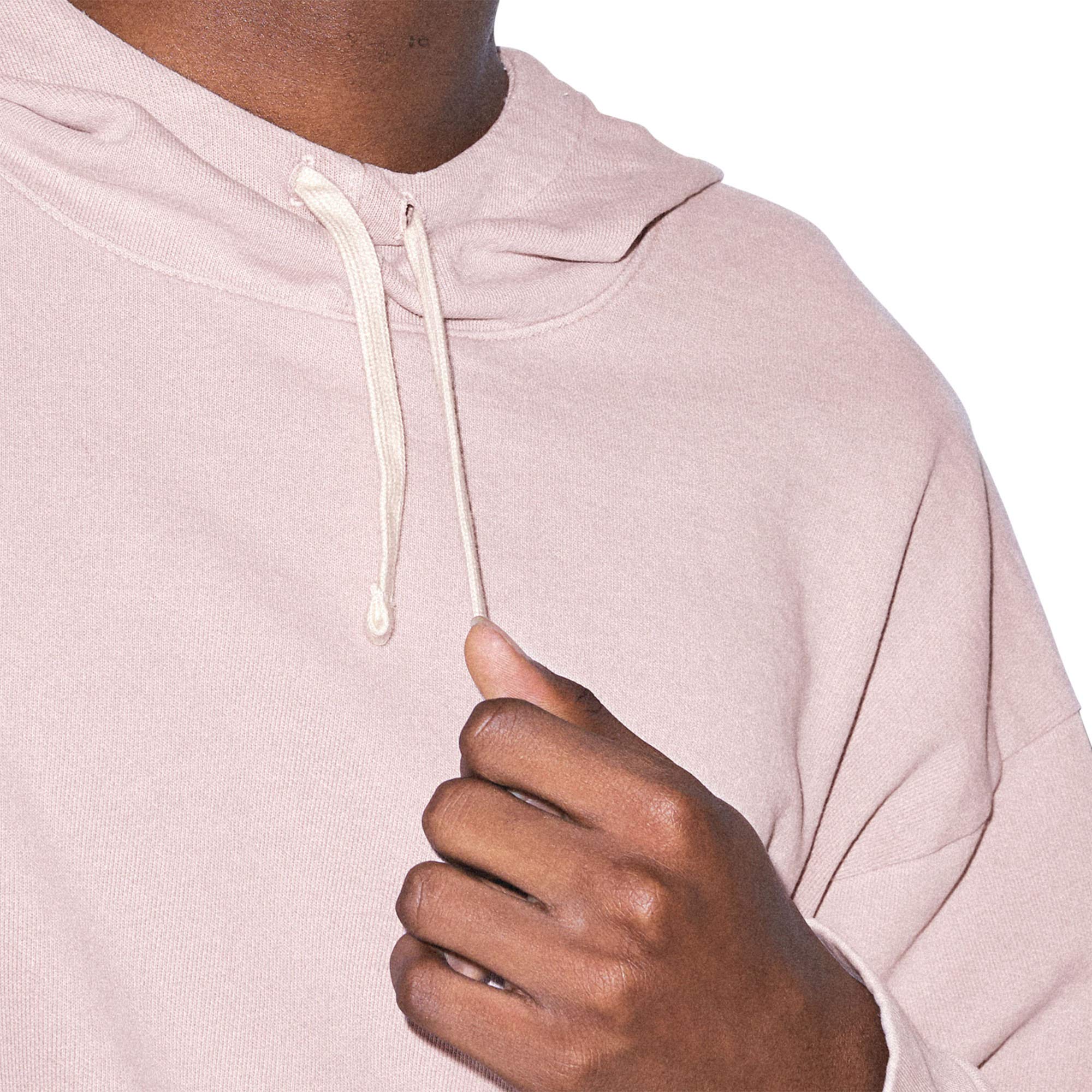 American Apparel Men's French Terry Long Sleeve Drawstring Hoodie - Soft Cotton Pullover for Casual Wear, Gym & Outdoor Activities