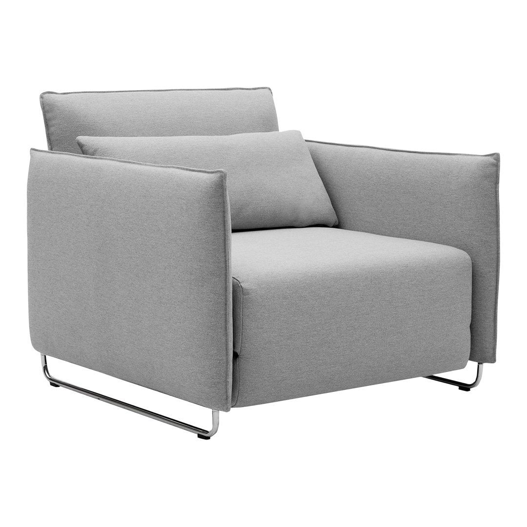 Modern Cord Chair - Convertible Single Bed for Small Spaces | Perfect for Studio Apartments, Guest Rooms & Dorm Living