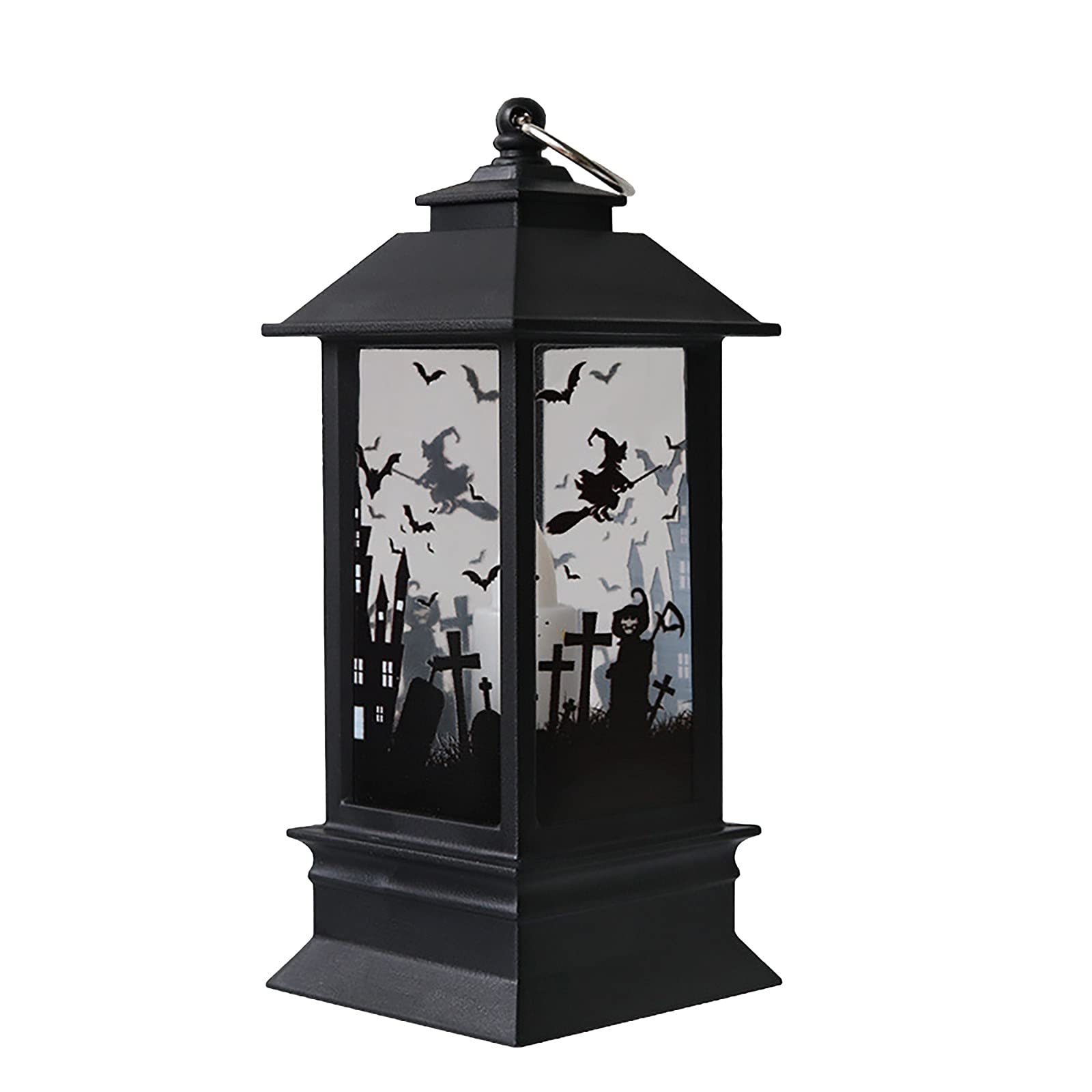 Halloween LED Pumpkin Lights - Battery Operated Indoor Hanging Decor for Party, Bar & Home - Spooky Decorative Lanterns for Halloween Night, Trick or Treat, Haunted House & Seasonal Festive Atmosphere