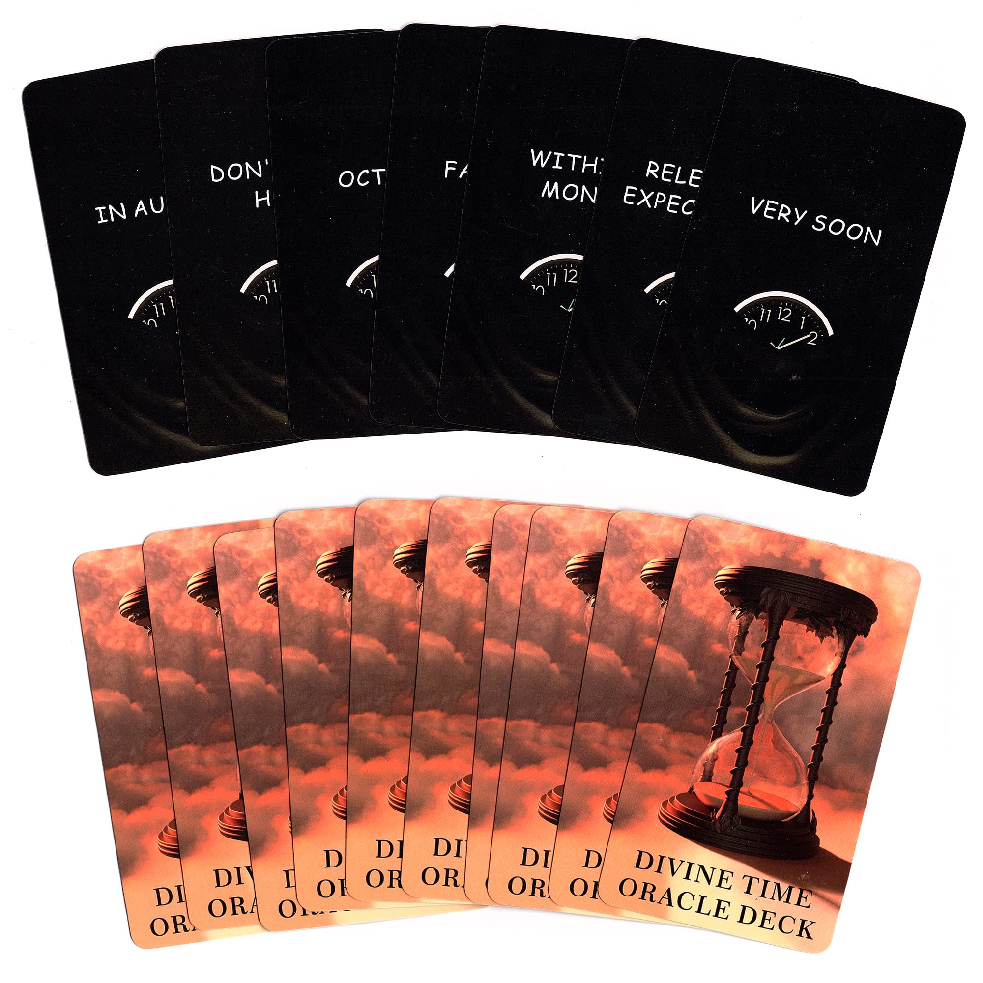 Soulme Time Oracle Cards Deck - Divine Timing Oracle Cards for Beginners | Answers to Timing Questions | Spiritual Guidance, Meditation & Self-Discovery Tool