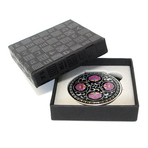 Pearl 2X/1X Compact Mirror - Travel Makeup Mirror for Women, Gift for Mom - Perfect for Purses & Travel