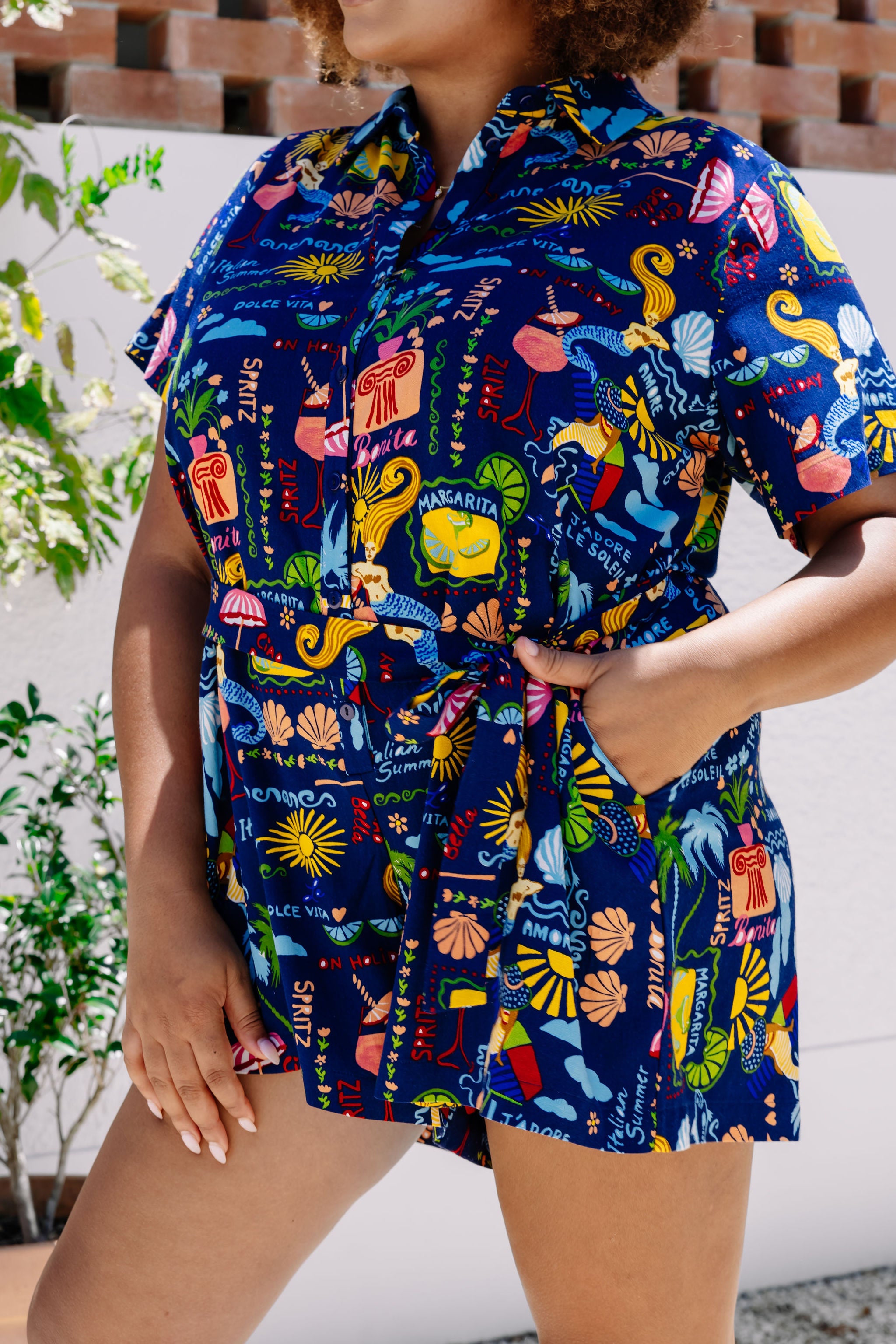 Giulia Playsuit - Stylish Euro Summer Romper Jumpsuit for Women | Perfect for Beach Vacations, Music Festivals & Summer Outings
