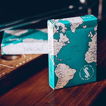 Premium Sky Island Playing Cards - Unique Deck for Magic Tricks, Poker & Card Games | Perfect for Parties, Travel & Collectors